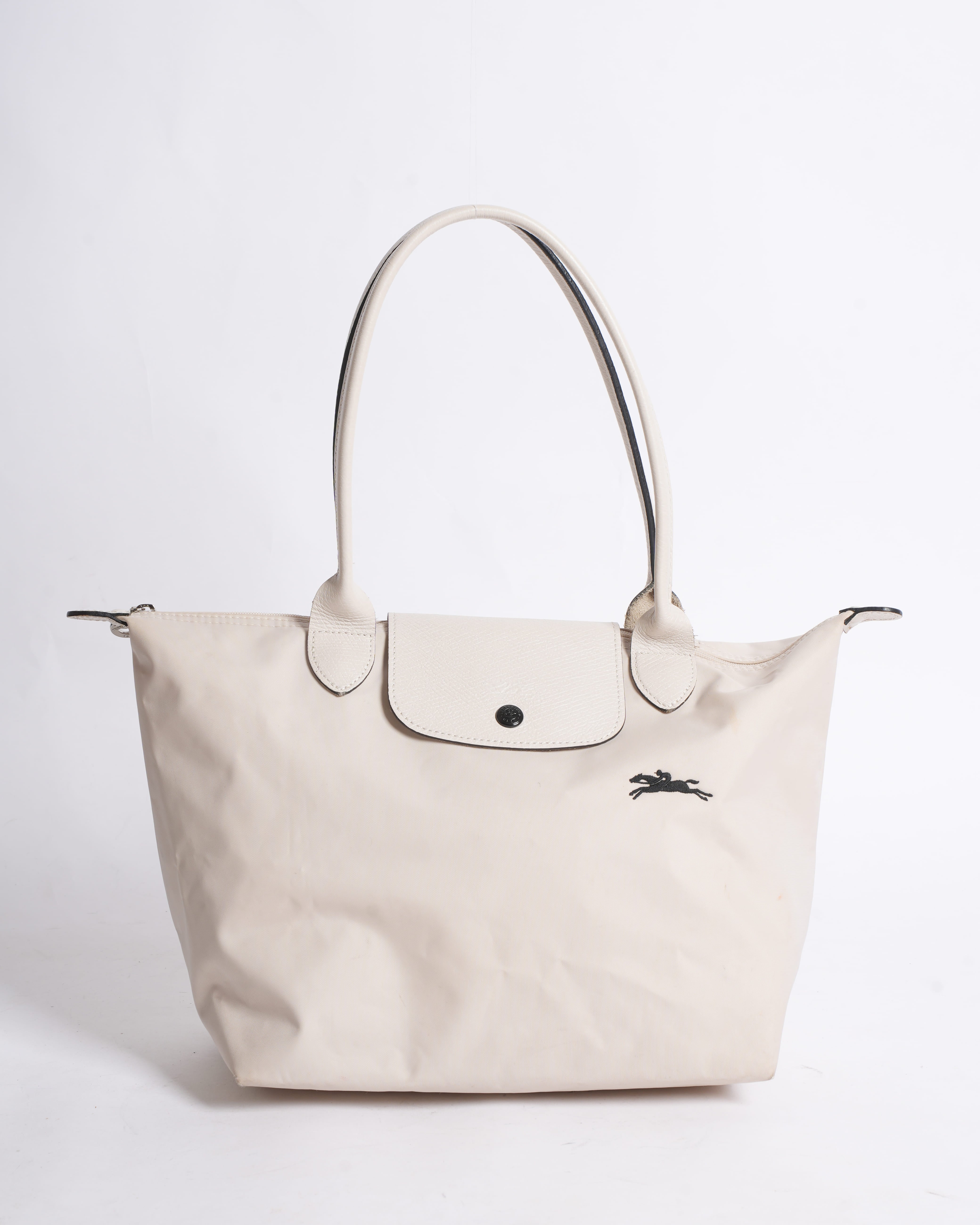 Longchamp Le Pliage Tote Bag in White