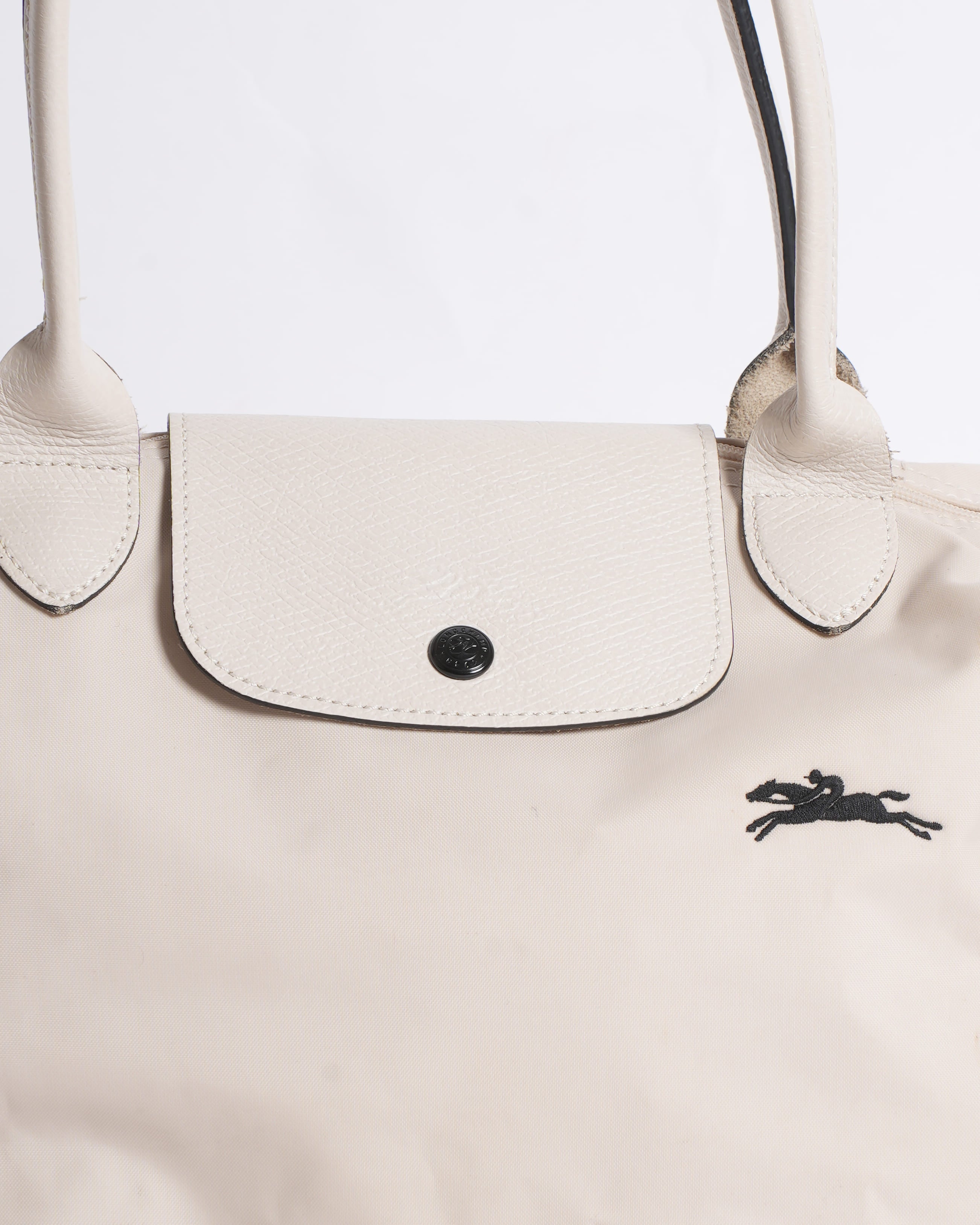 Longchamp Le Pliage Tote Bag in White