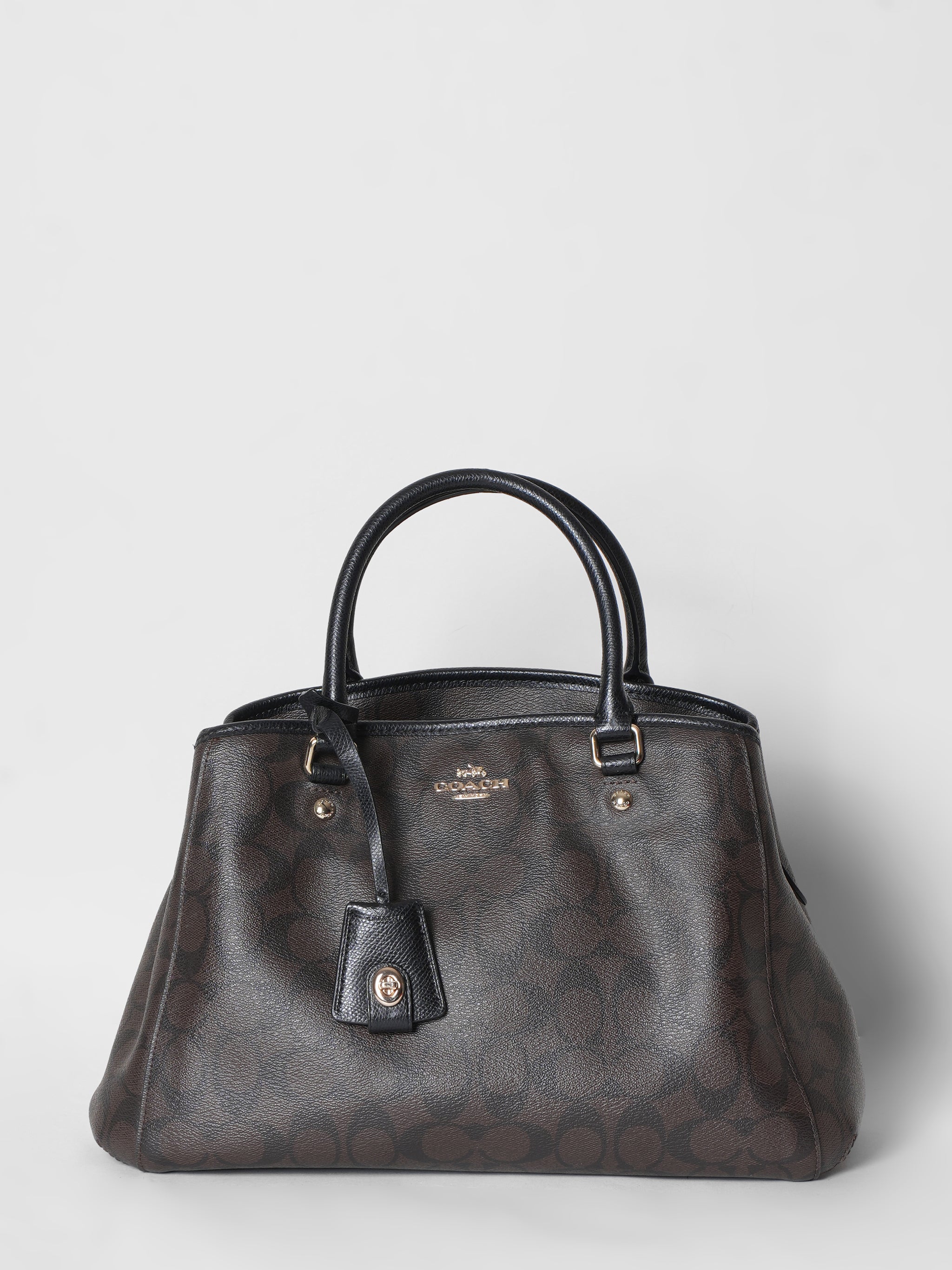 Coach textured leather shoulder bag best sale