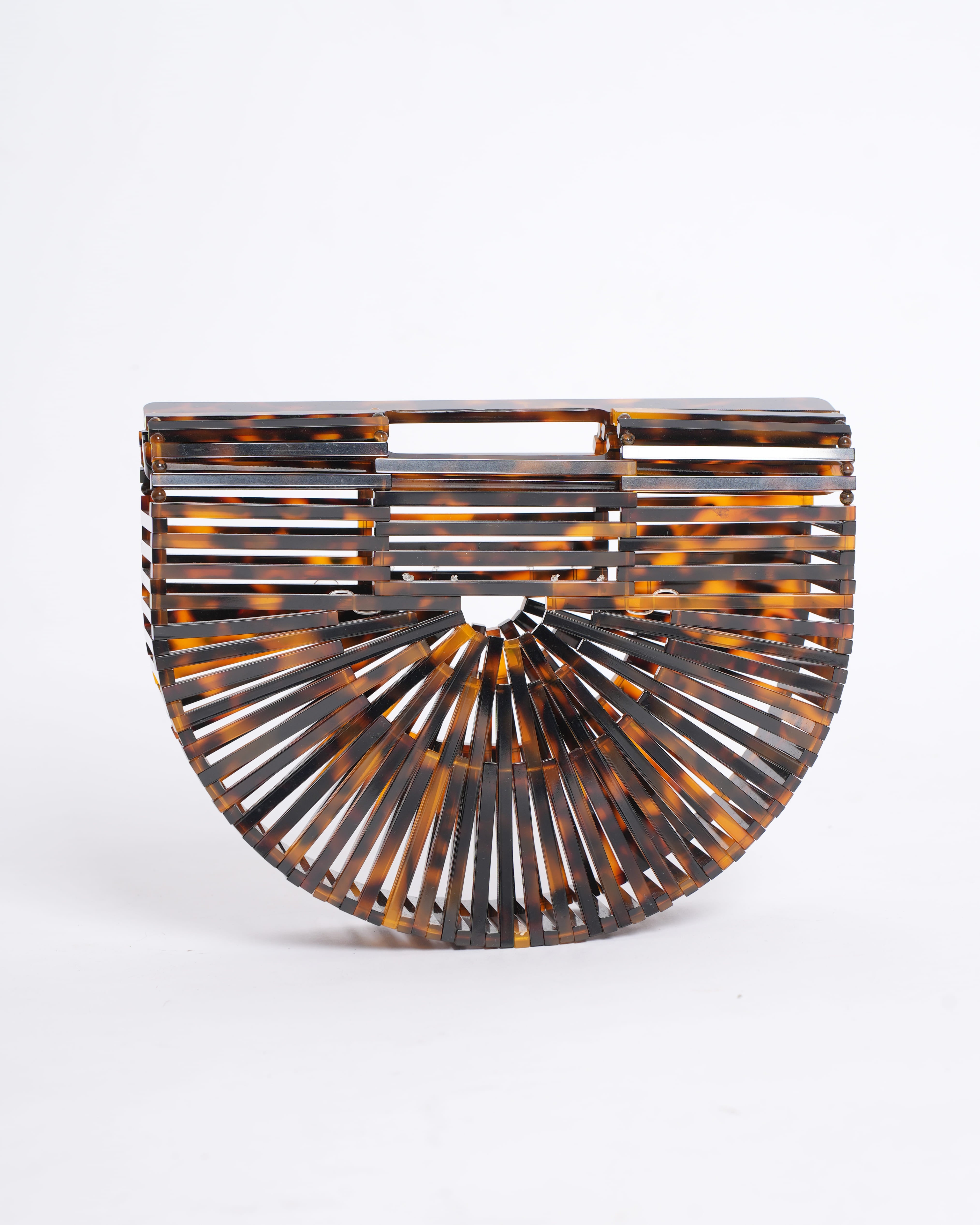 Cult Gaia Acrylic Top-Handle Ark Bag