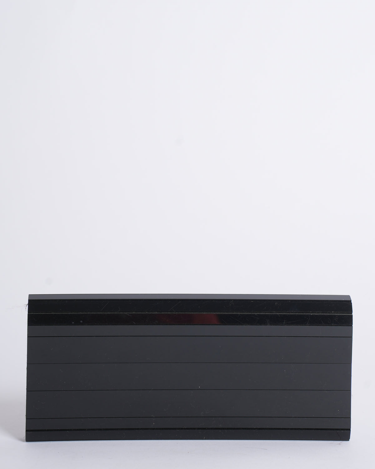 Jimmy Choo Acrylic Clutch In Black