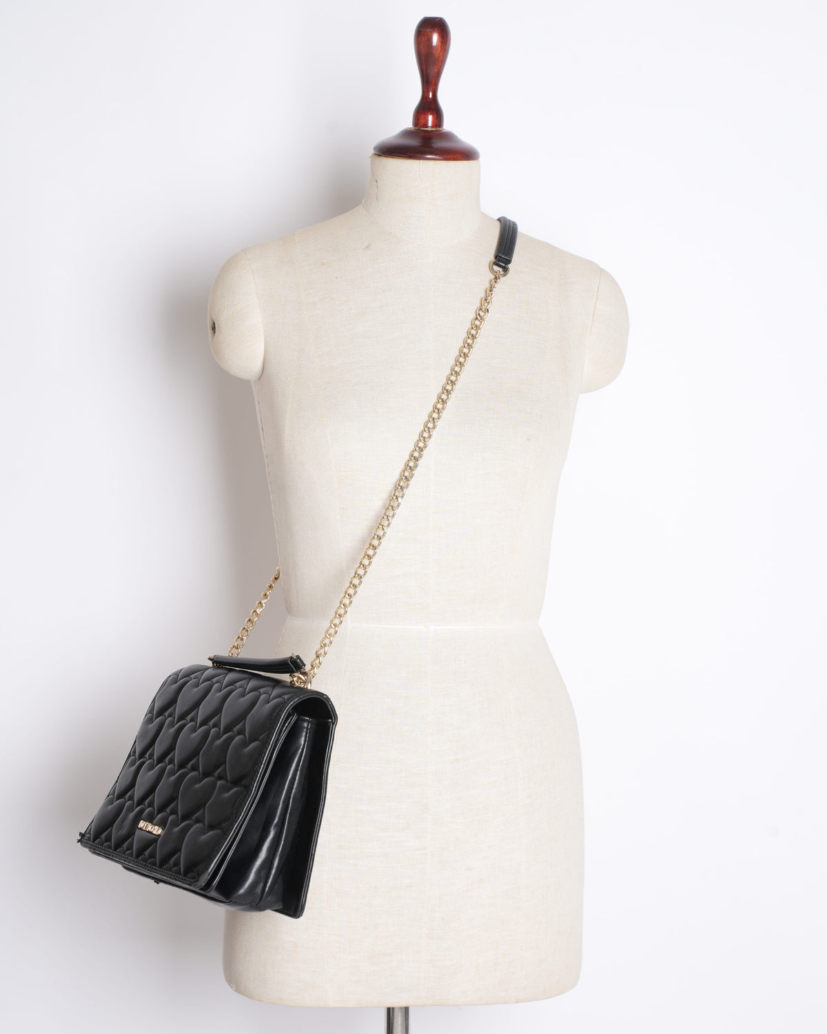 Love Moschino Crossbody Convertible Shoulder Bag in Black