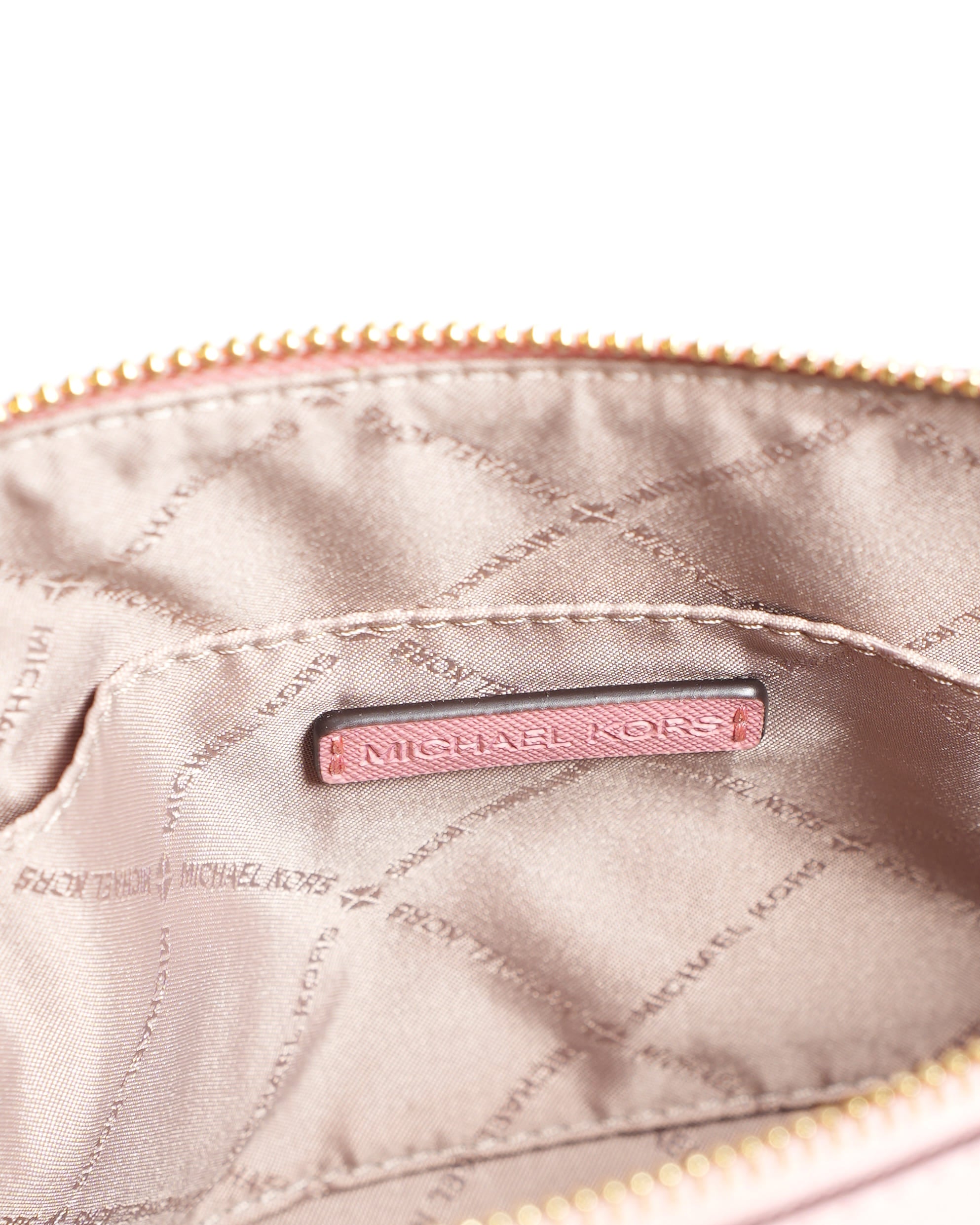 New Michael Kors Jet Set Dome Leather Crossbody Bag