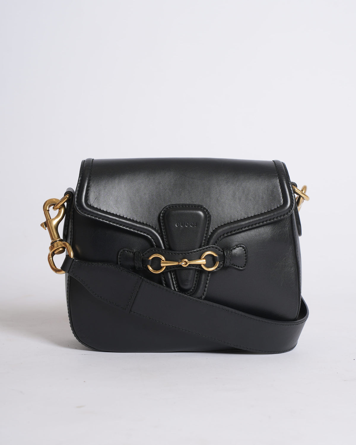 Gucci Lady Web Leather Crossbody Bag