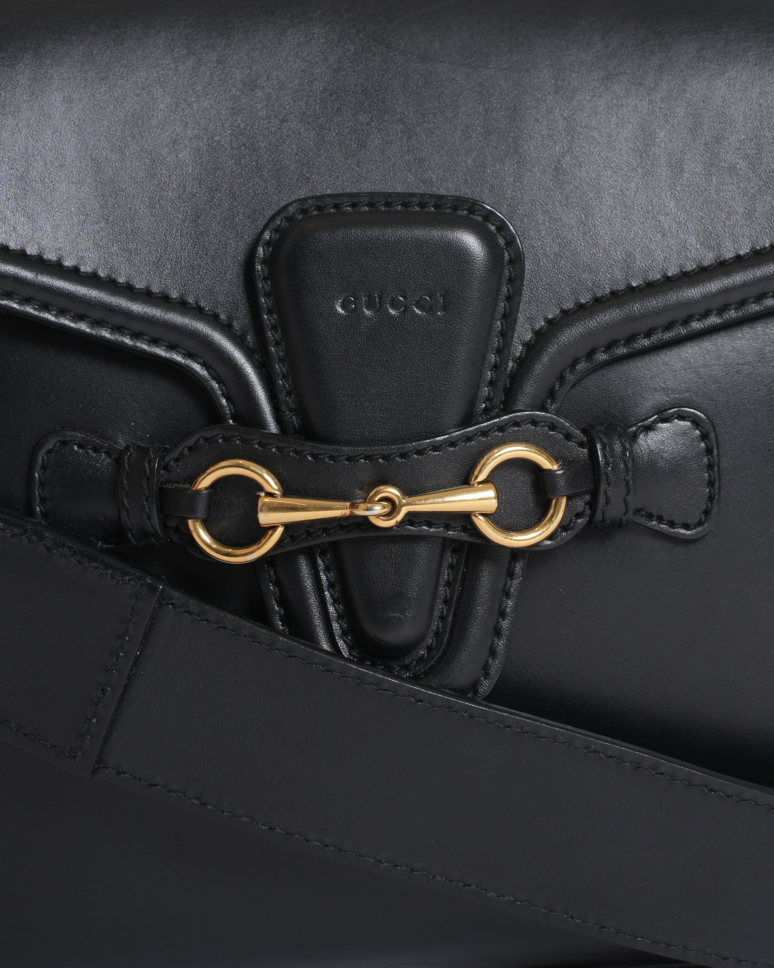 Gucci Lady Web Leather Crossbody Bag
