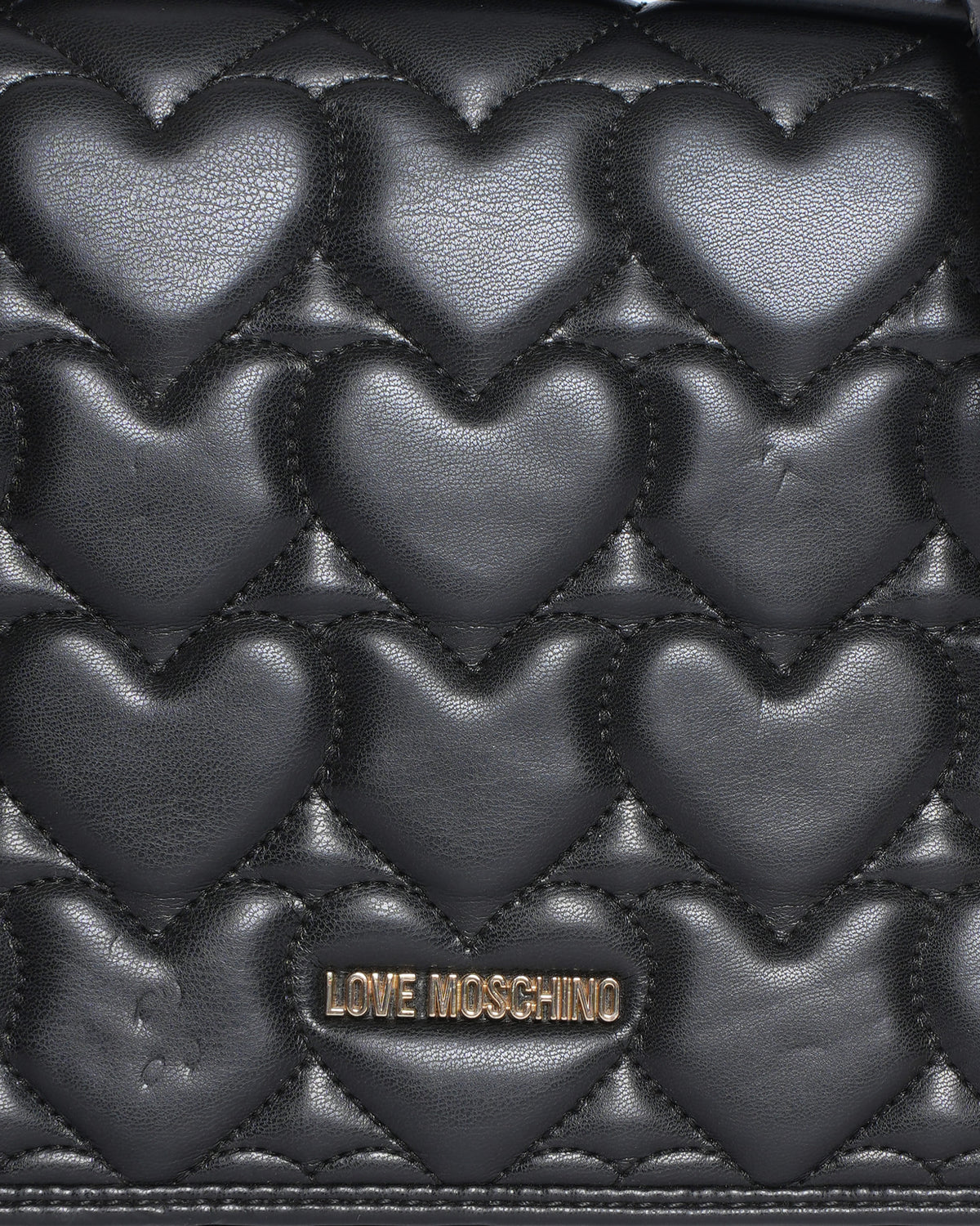 Love Moschino Crossbody Convertible Shoulder Bag in Black