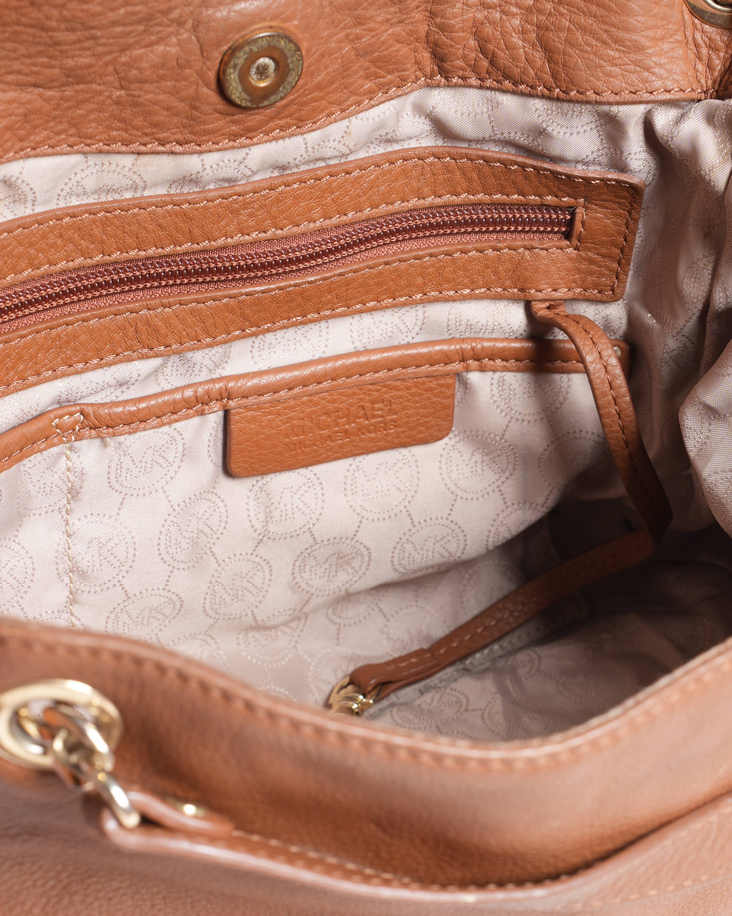 Michael Kors brown tote bag