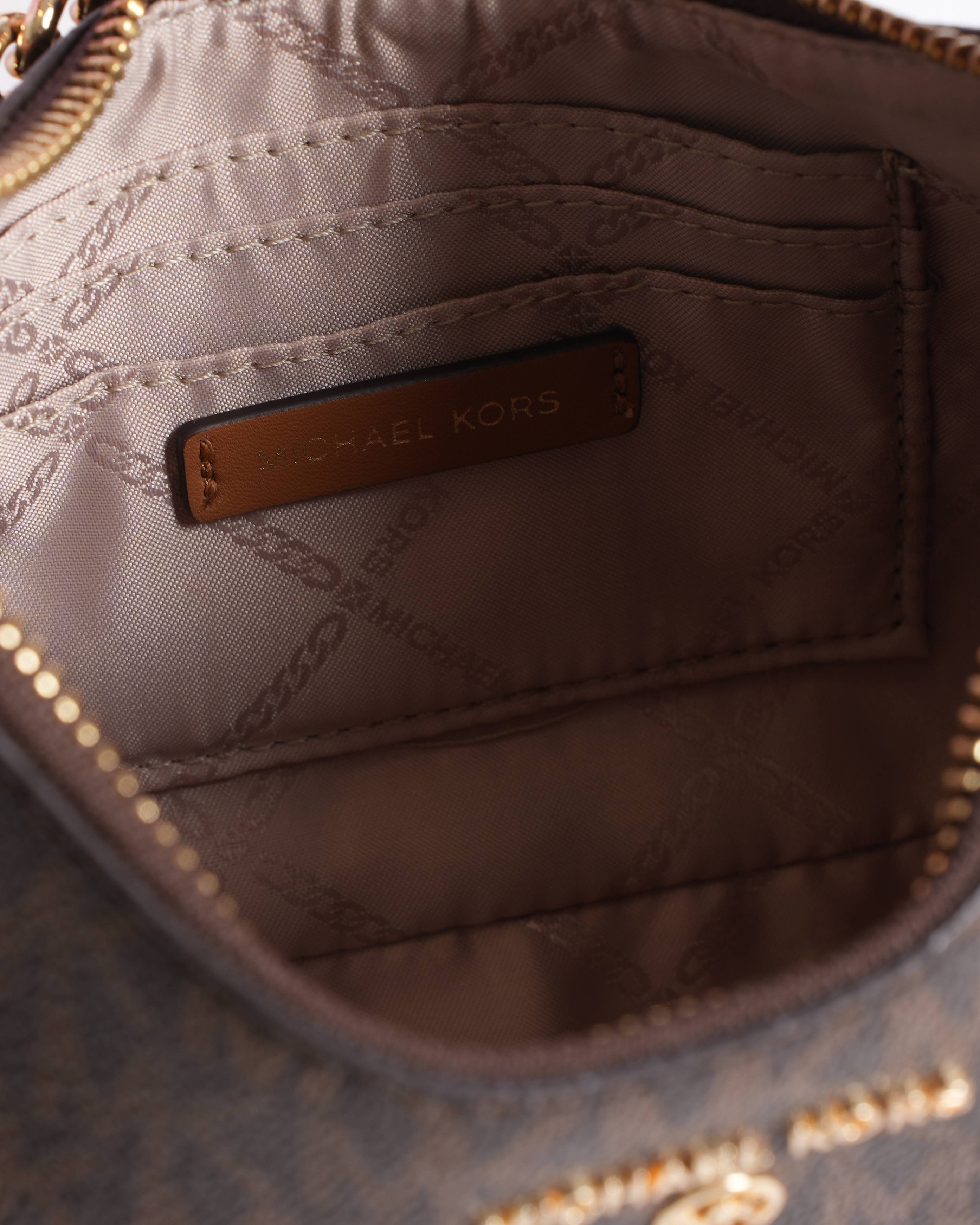 Michael kors jet set small logo shoulder bag