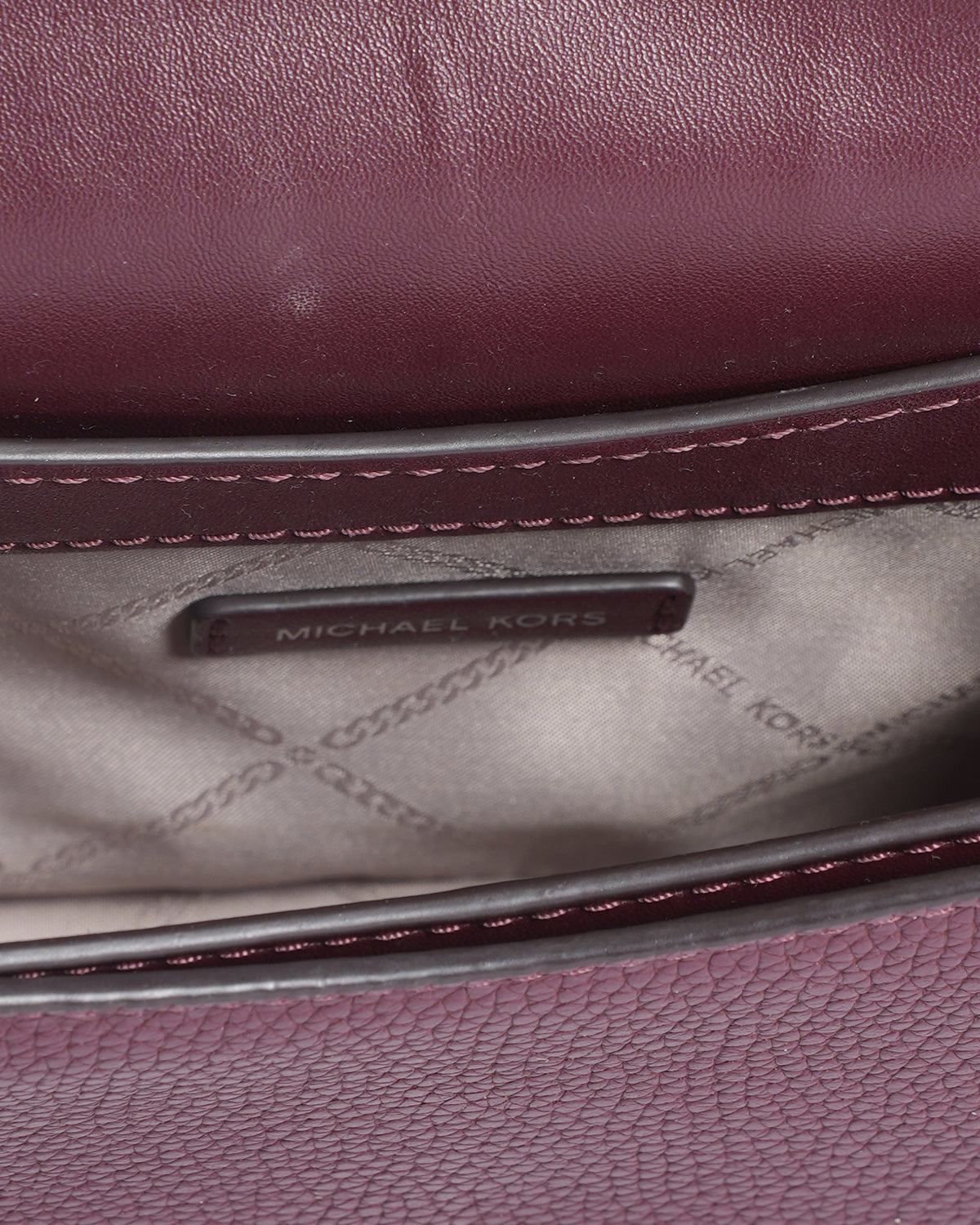 Michael Kors pebbled leather crossbody handbag