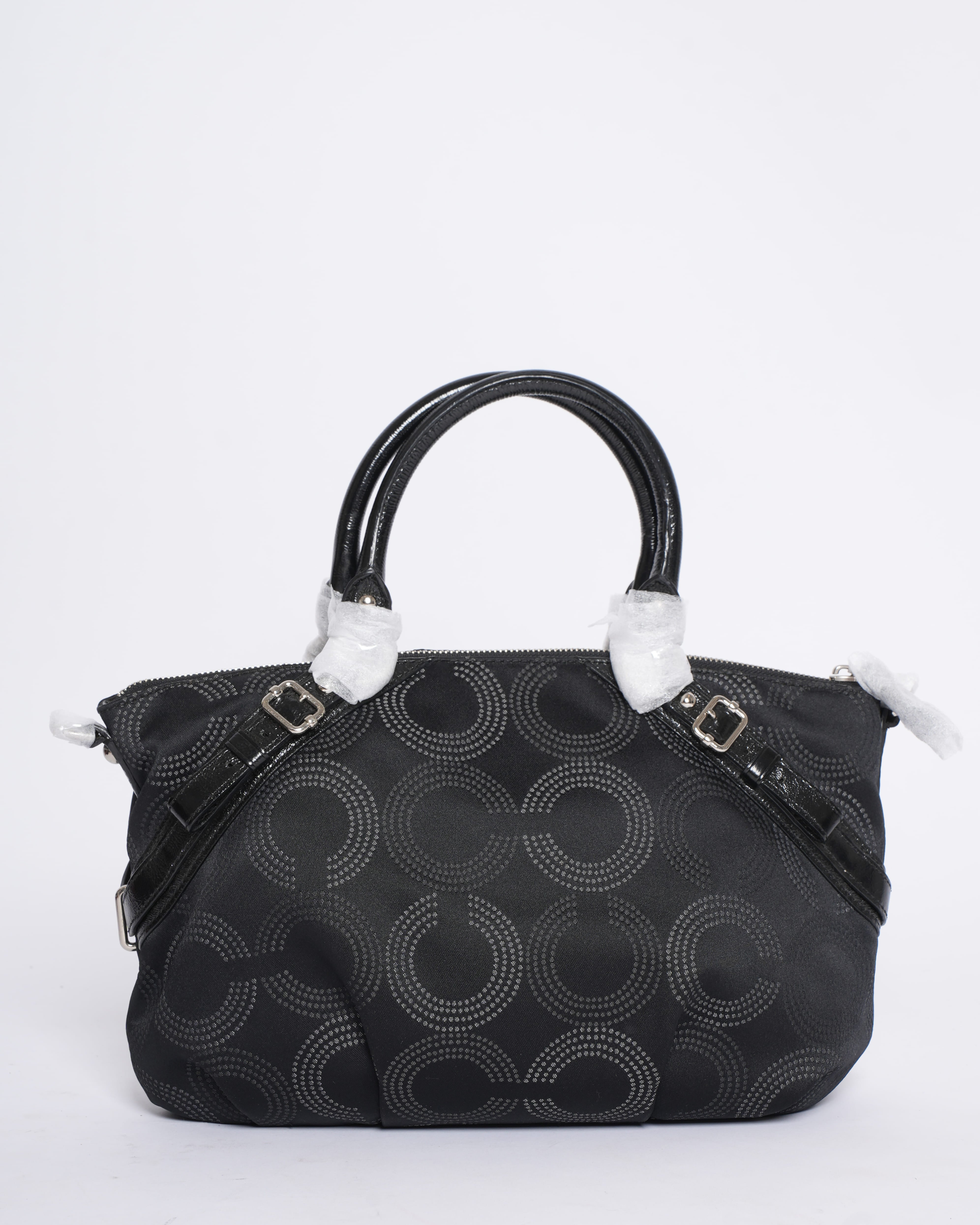 New Coach Black top Handle Bag
