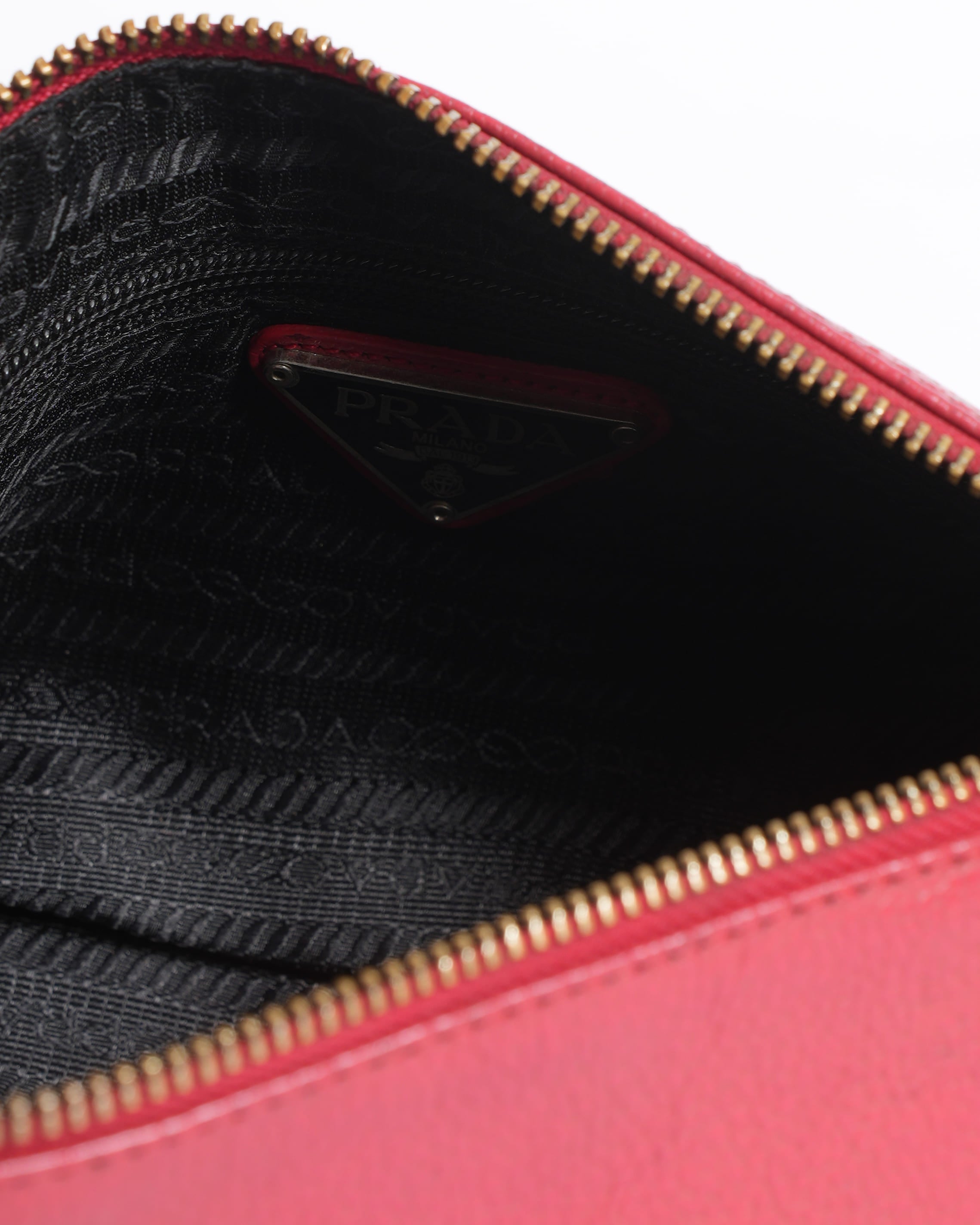Prada red shoulder bag