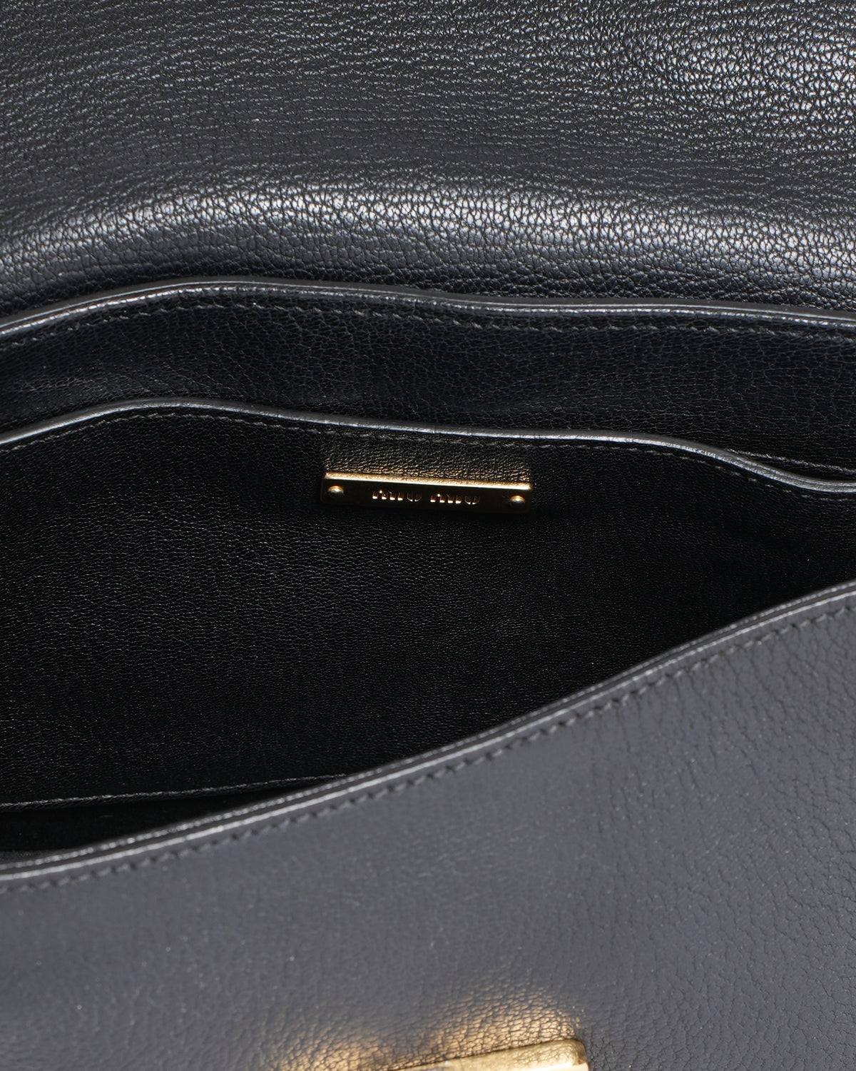 Miu Miu Madras Leather Crossbody Bag