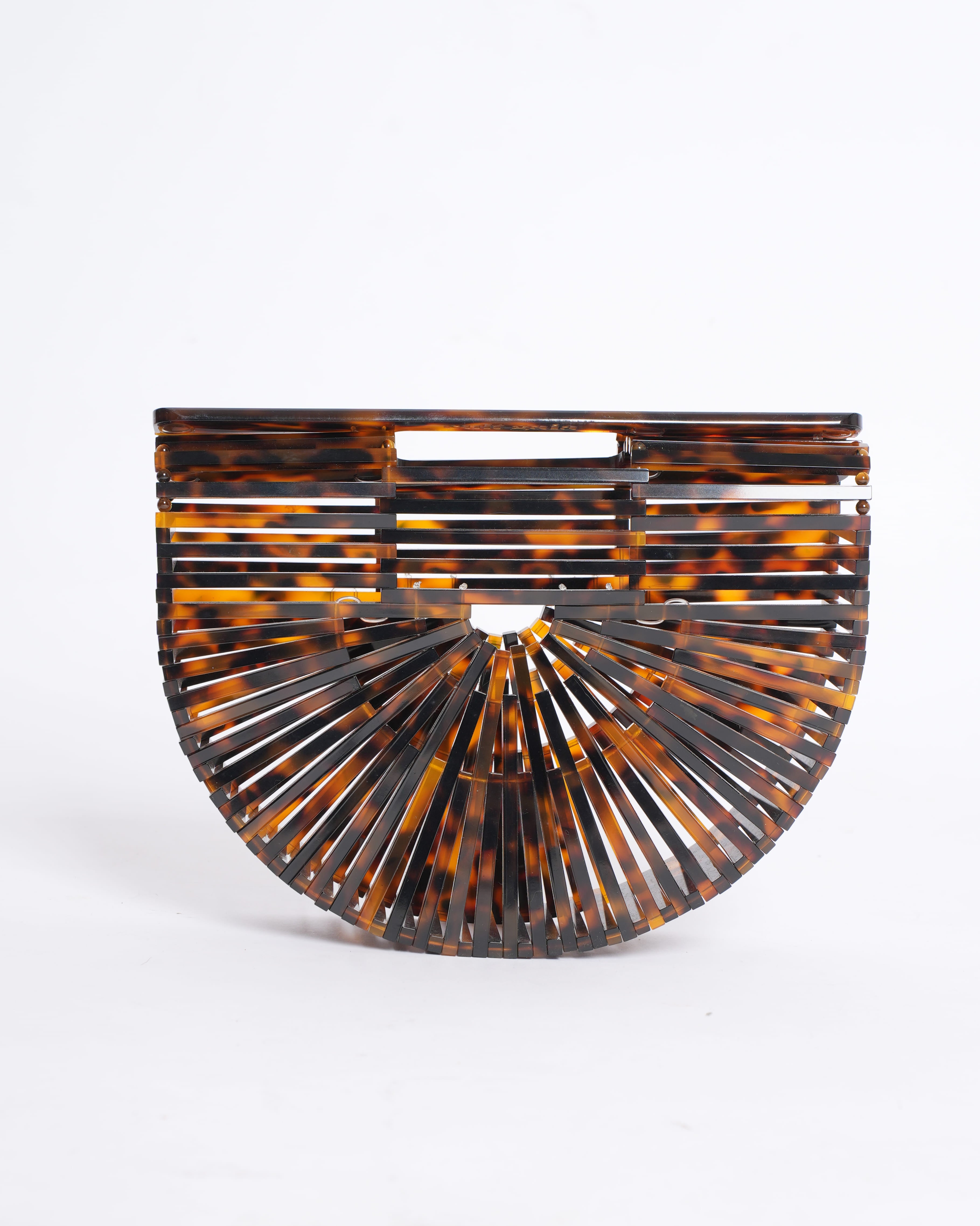 Cult Gaia Acrylic Top-Handle Ark Bag