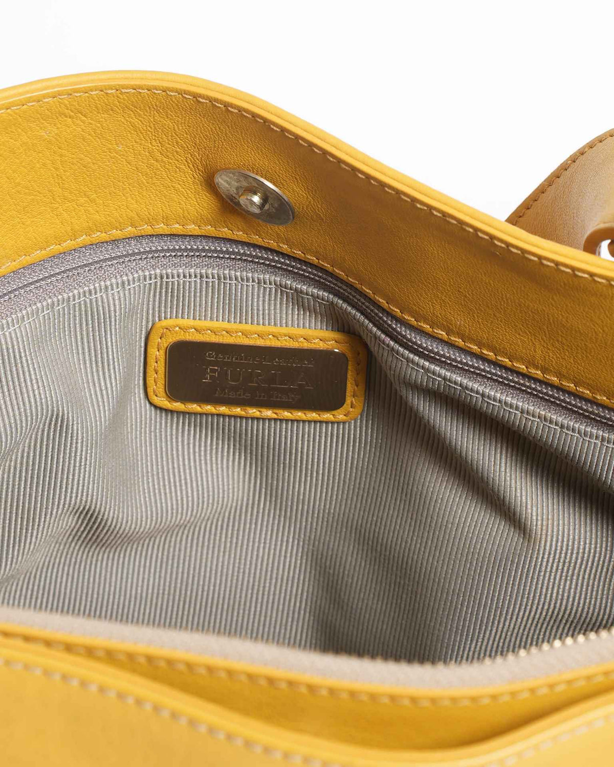 Furla twiggy tote in yellow