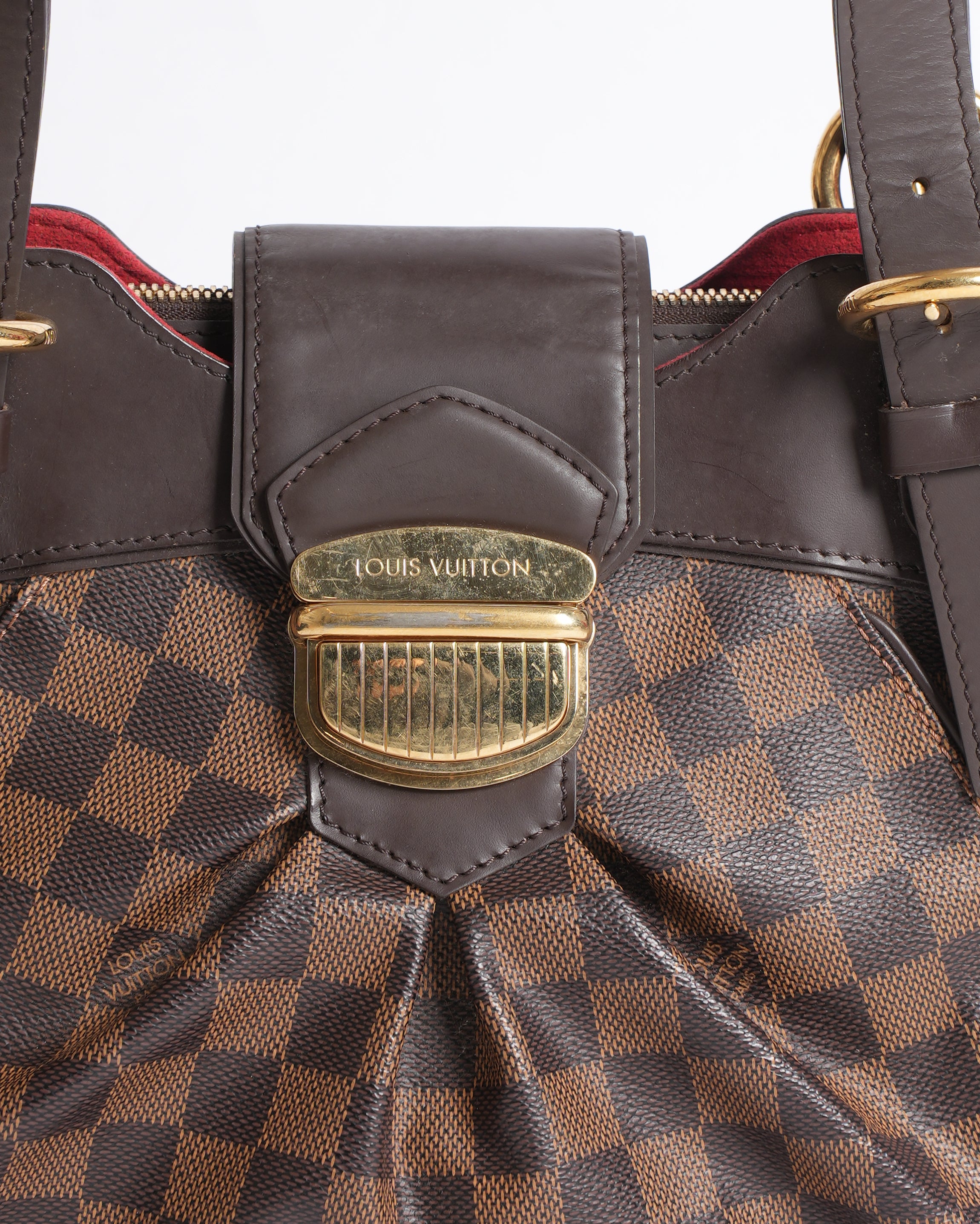 Louis Vuitton Damier Ebene Canvas Sistina Bag