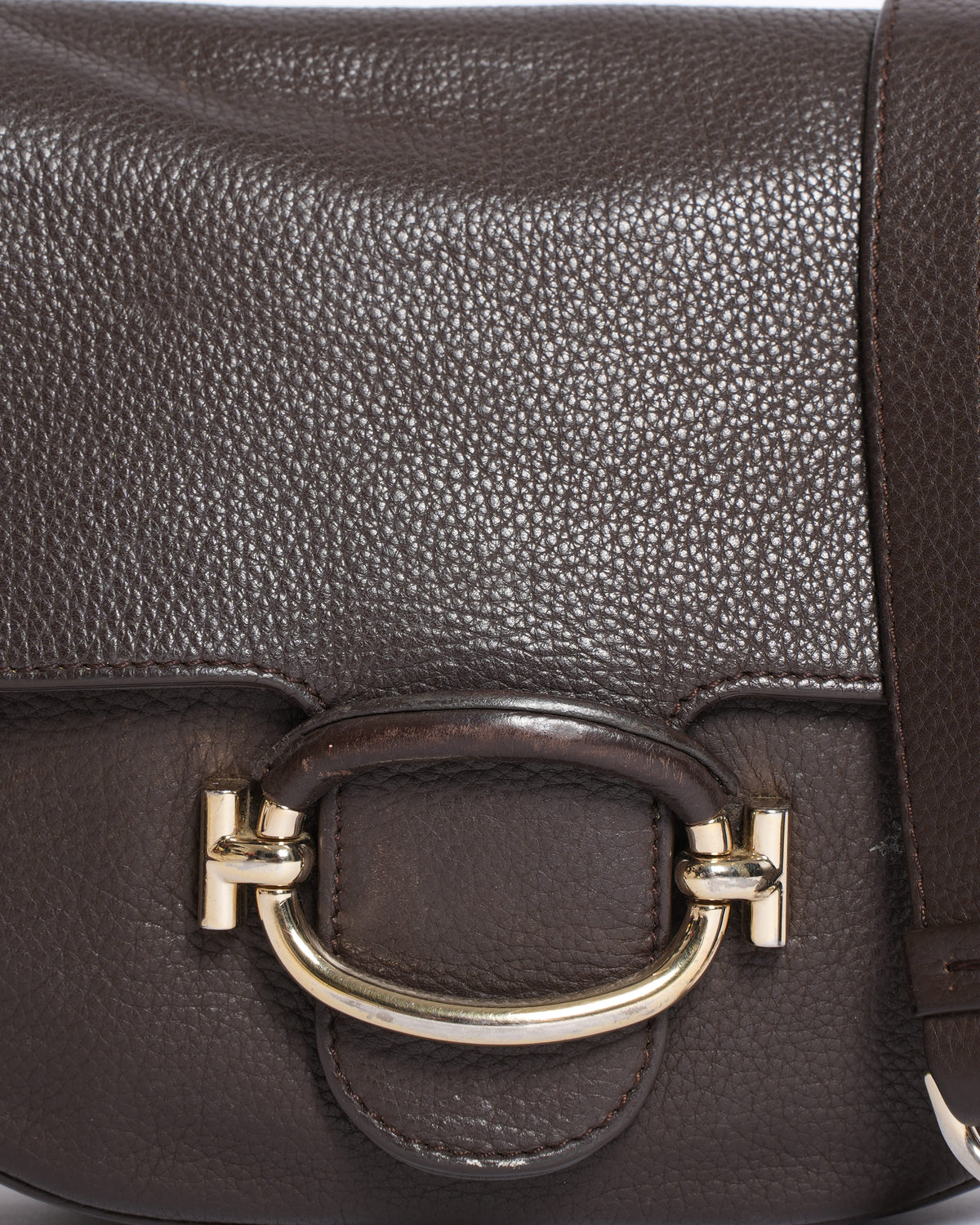 Tod's T Ring Brown Chain Crossbody Bag