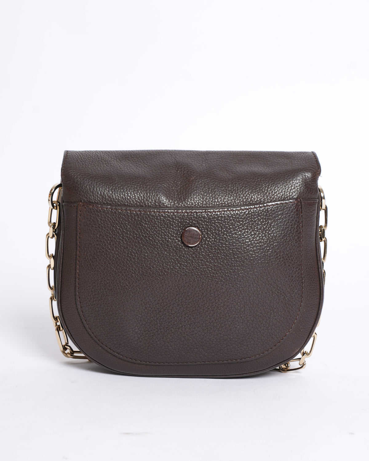 Tod's T Ring Brown Chain Crossbody Bag