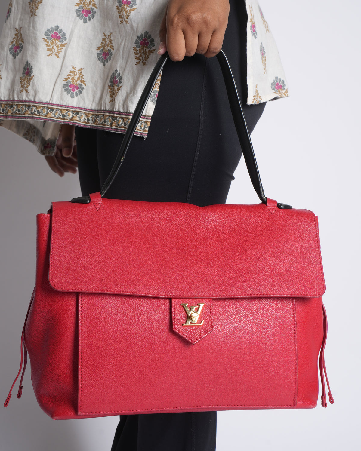 Louis Vuitton Pink mylockme chain Satchel