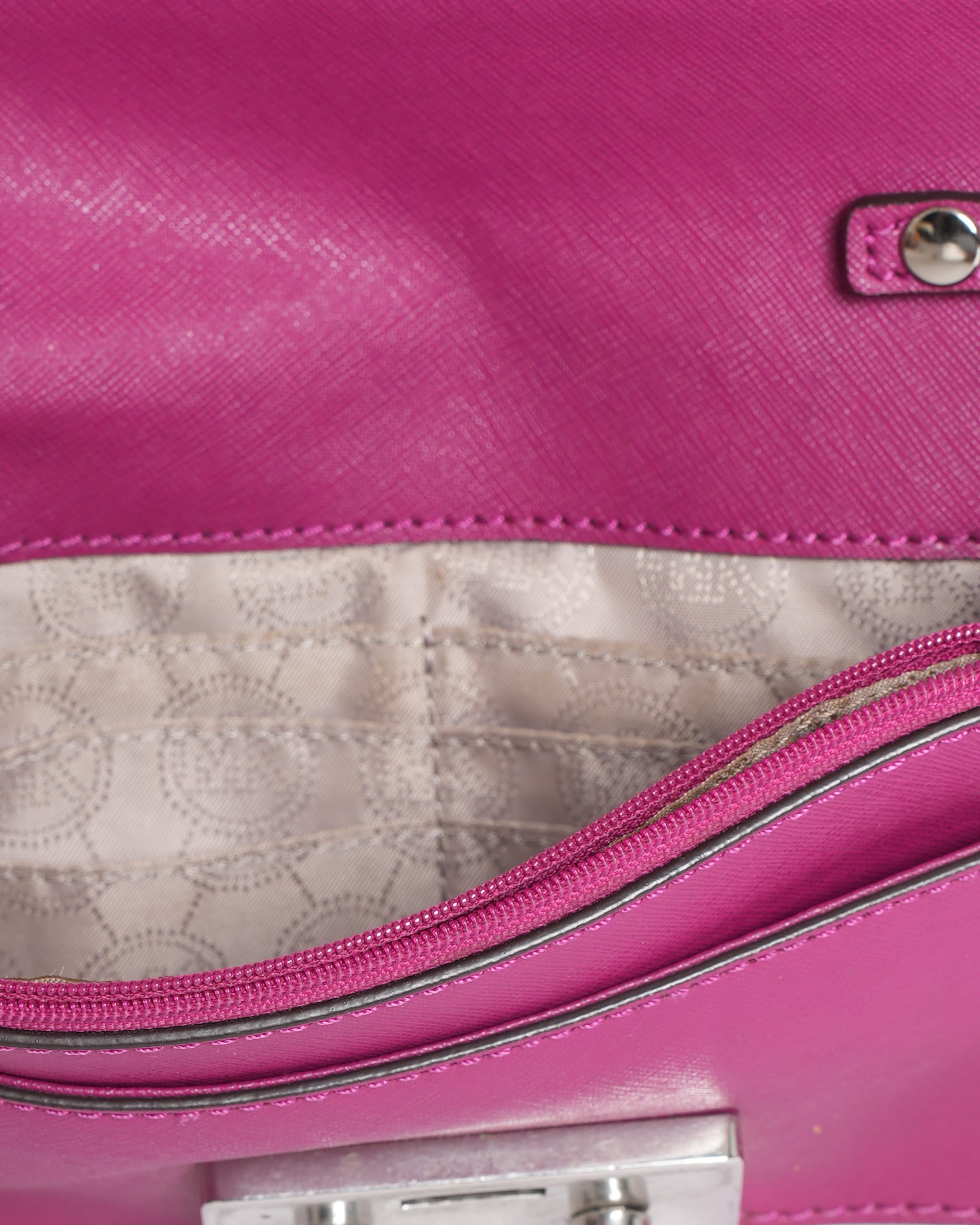 Michael Kors Mini Saffiano Leather Crossbody Bag in Pink
