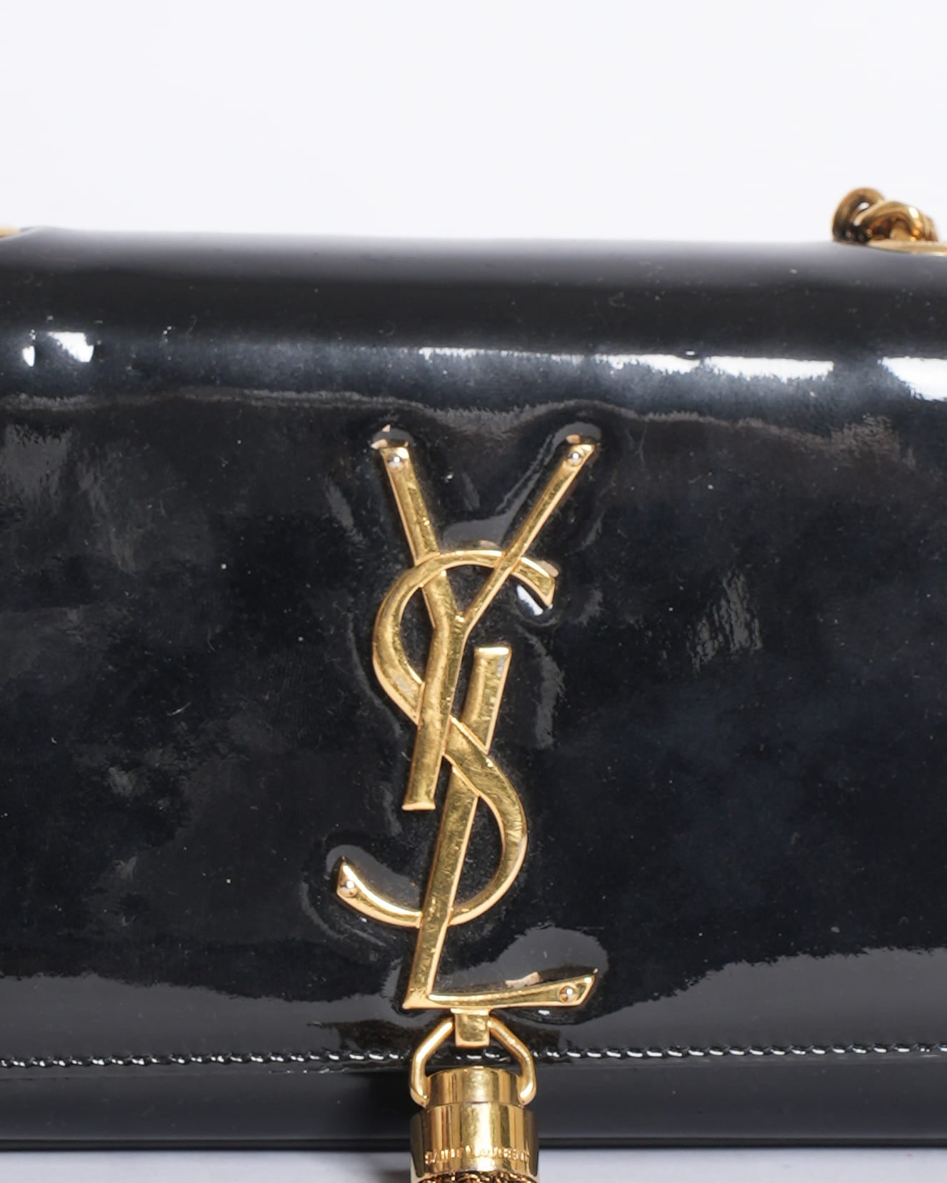 Saint Laurent Kate Patent Leather Crossbody Bag
