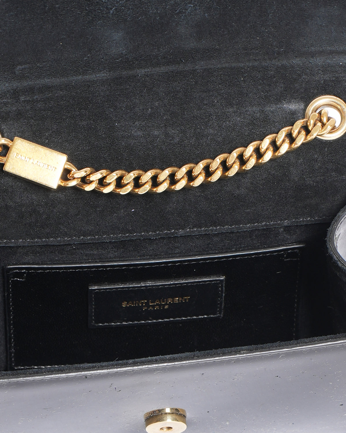 Saint Laurent Kate Patent Leather Crossbody Bag