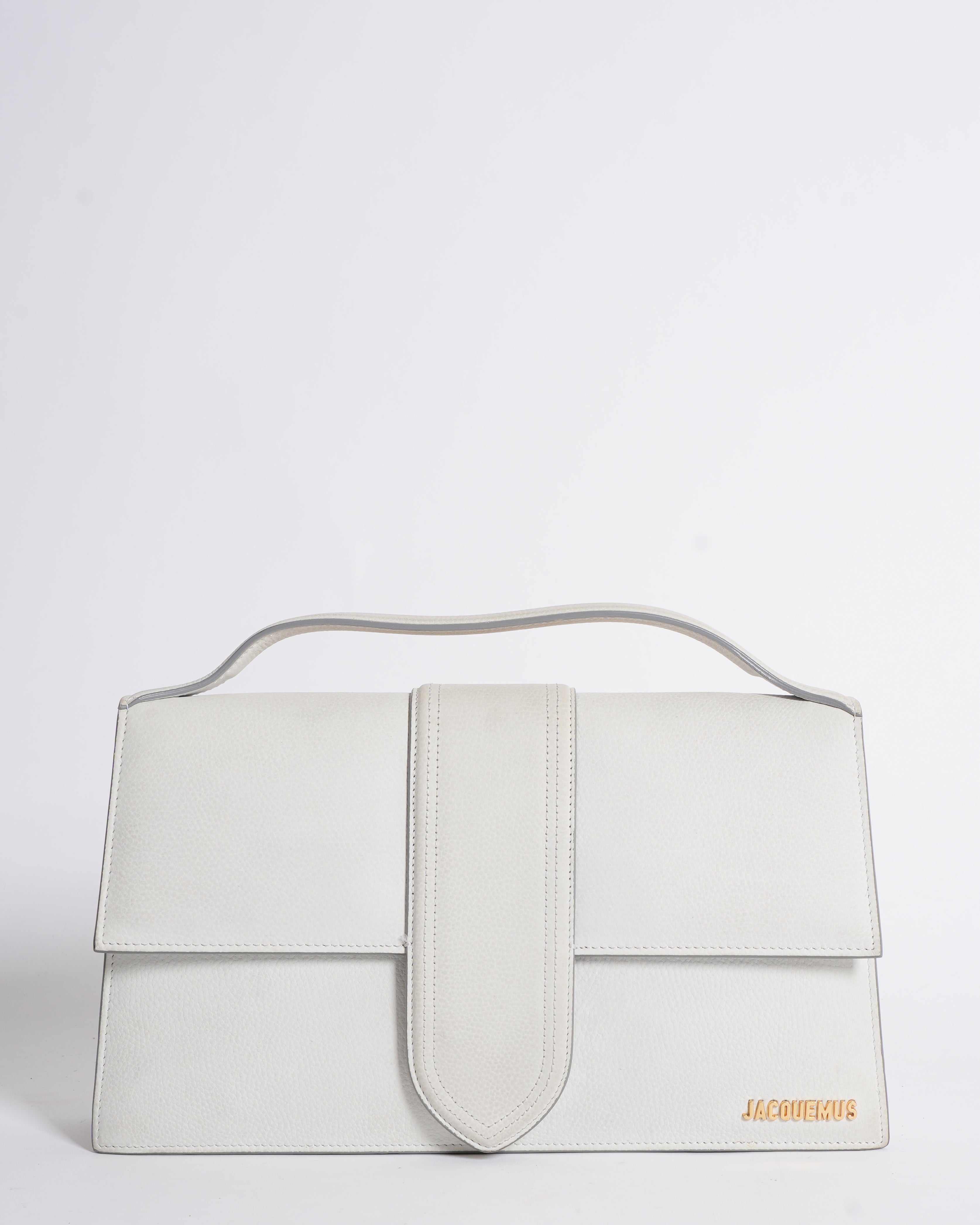 Jacquemus Le Bambinou Flap Bag In White