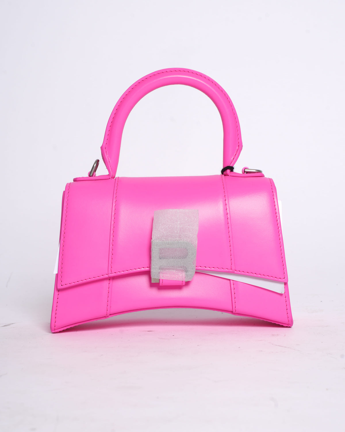 New Balenciaga Top Handle XS Tote Handbag in Pink