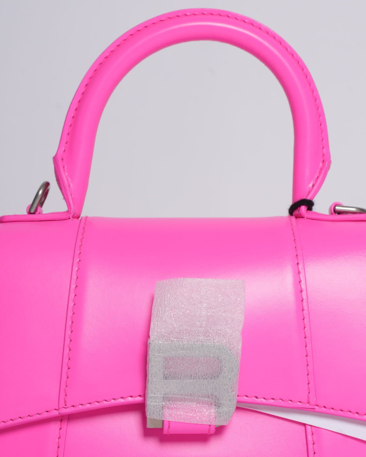 New Balenciaga Top Handle XS Tote Handbag in Pink