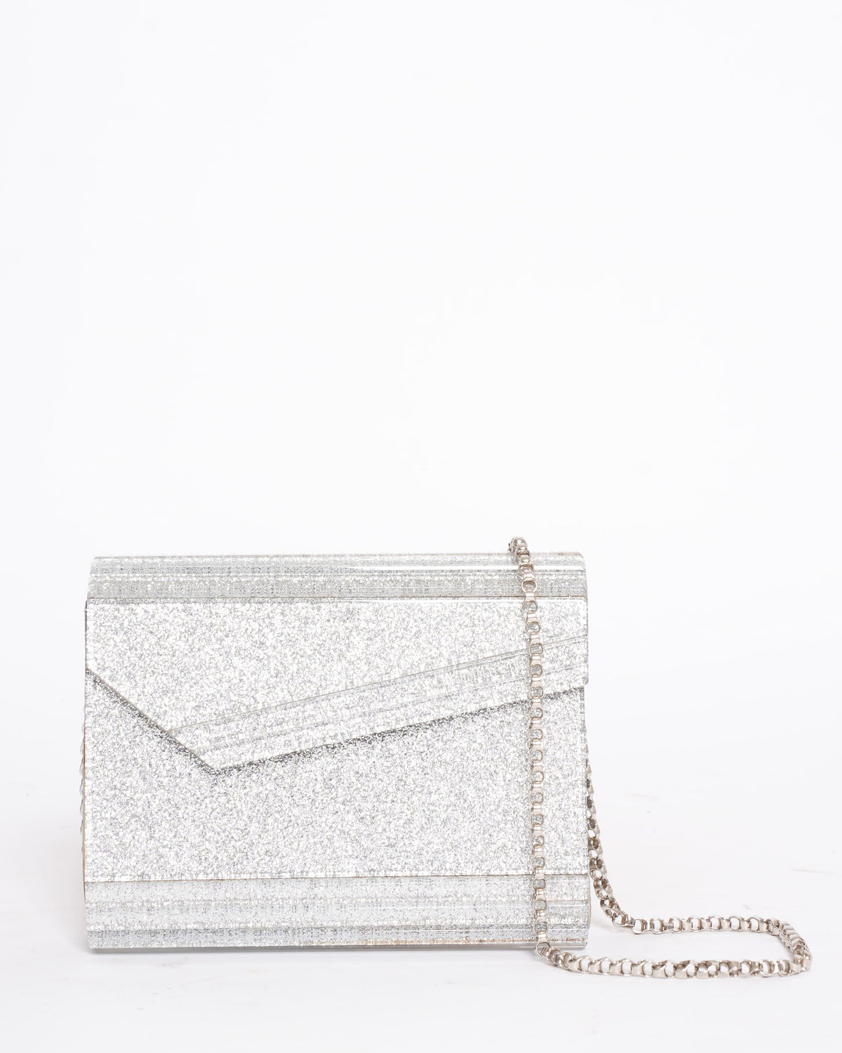 Jimmy Choo Acrylic Shimmer Crossbody Bag