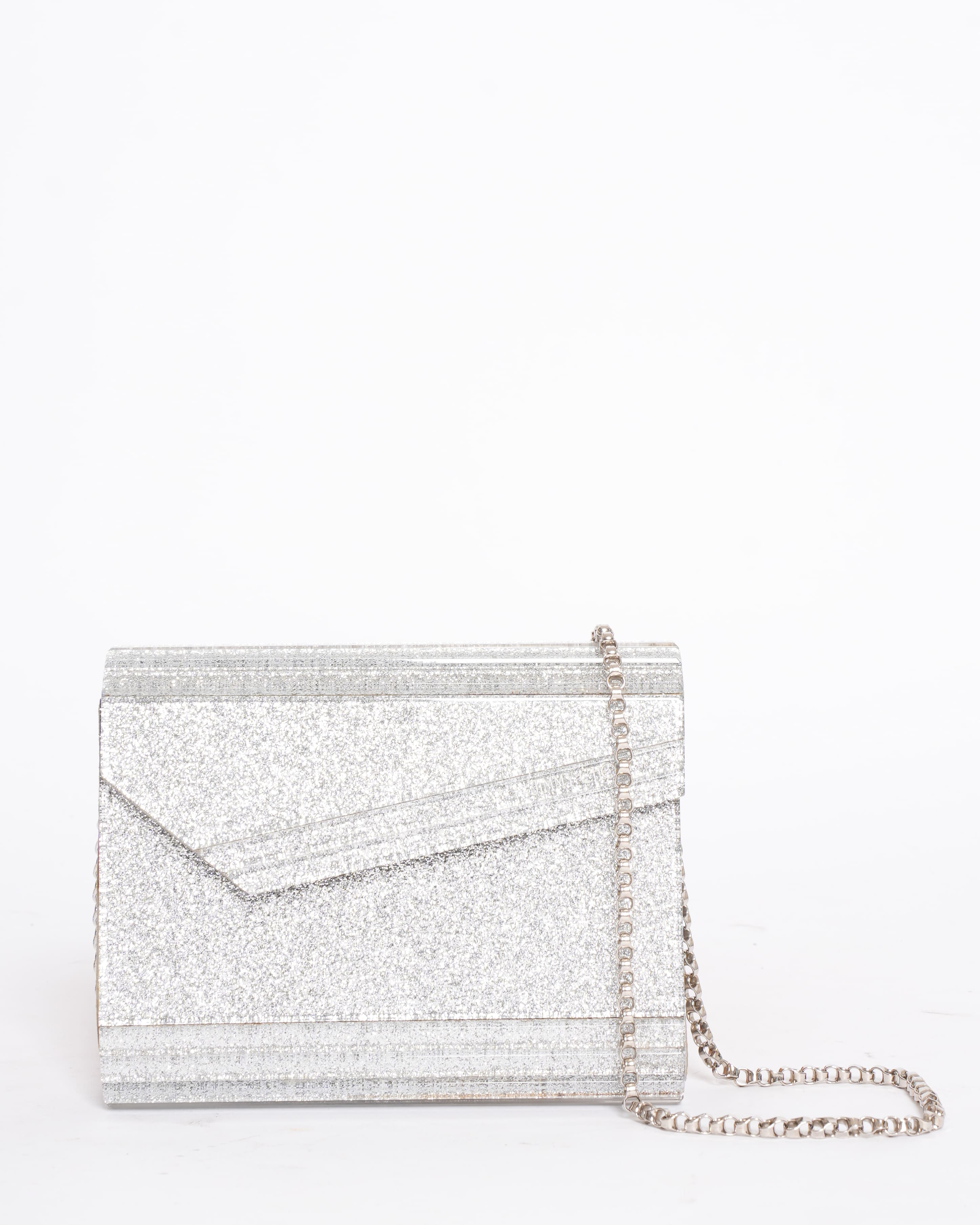 Jimmy Choo Acrylic Shimmer Crossbody Bag