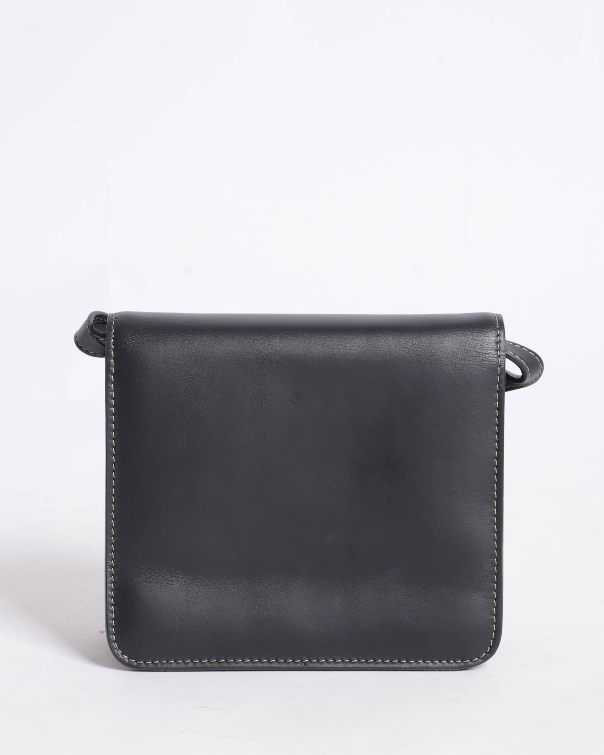 New Fendi fab black crossbody bag in smooth calfskin leather