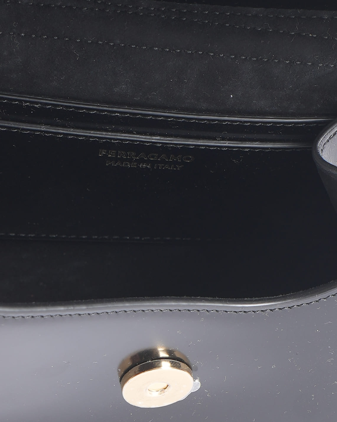 New Salvatore Ferragamo Geometric Small Top Handle Bag with Crossbody Strap