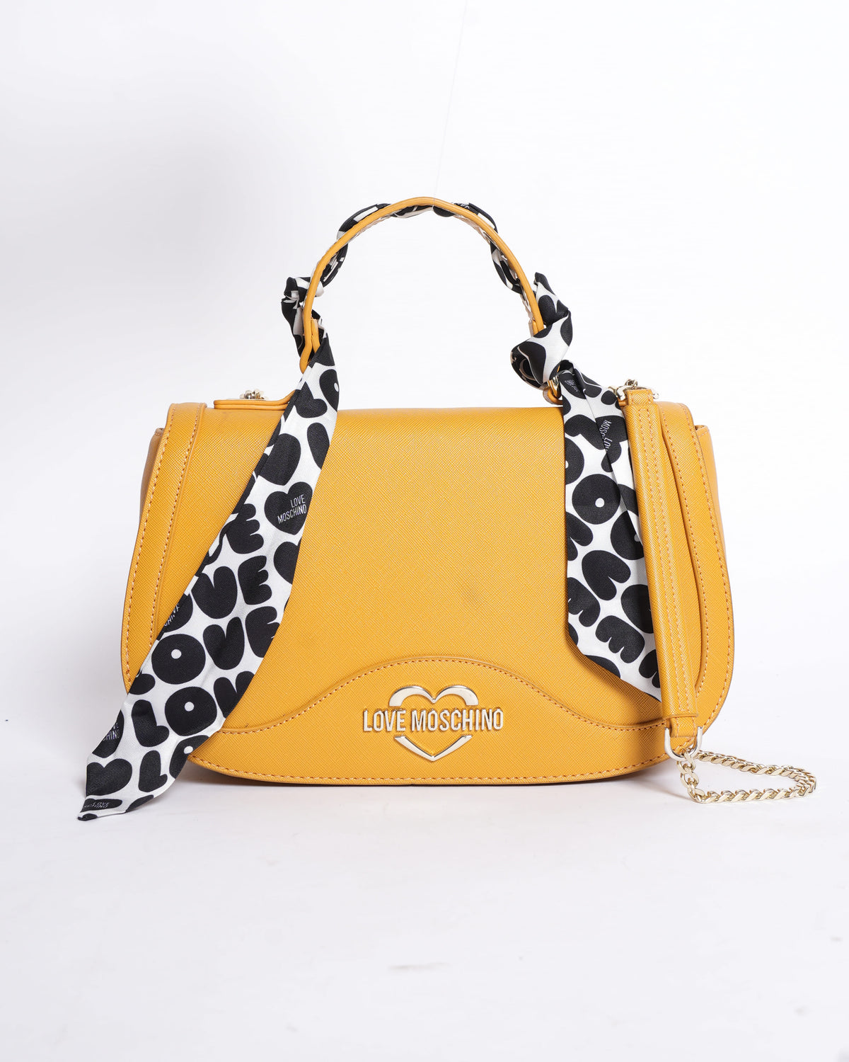 Love Moschino Mustard Yellow Crossbody Bag