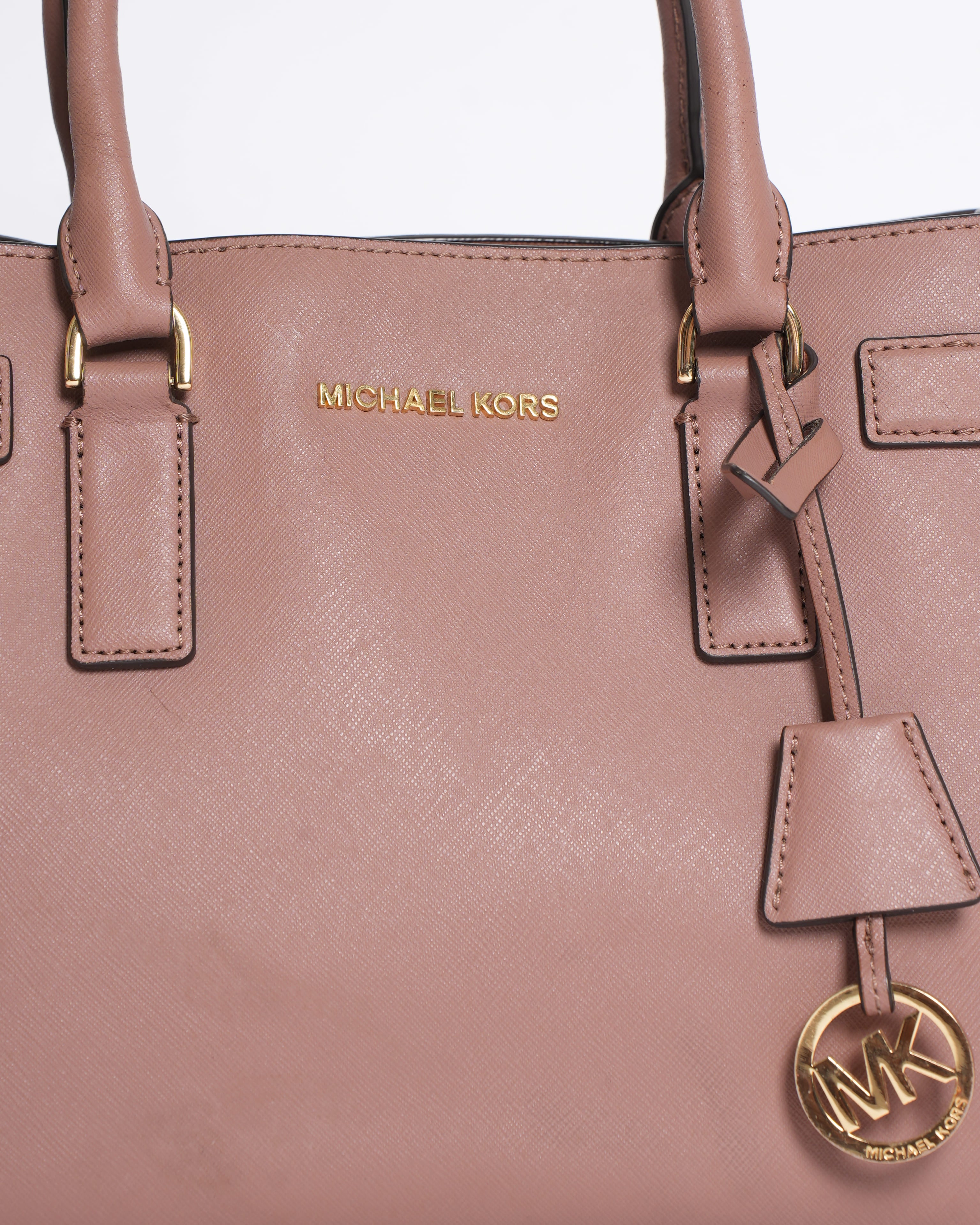 Michael Kors Top Handle with Crossbody Bag in Mauve Pink