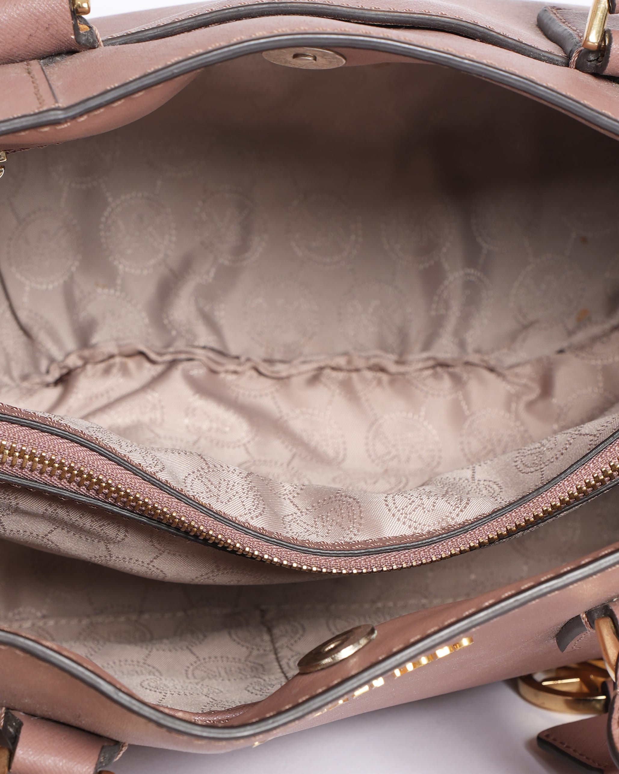 Michael Kors Top Handle with Crossbody Bag in Mauve Pink