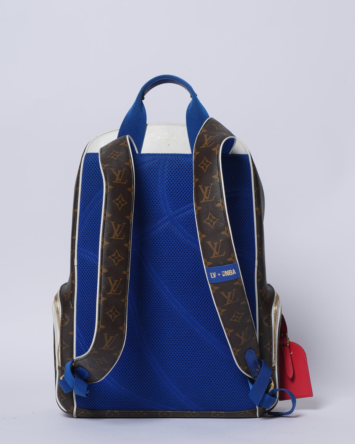 LV x NBA Ebene Monogram Coated Canvas Backpack With Golden Hardware