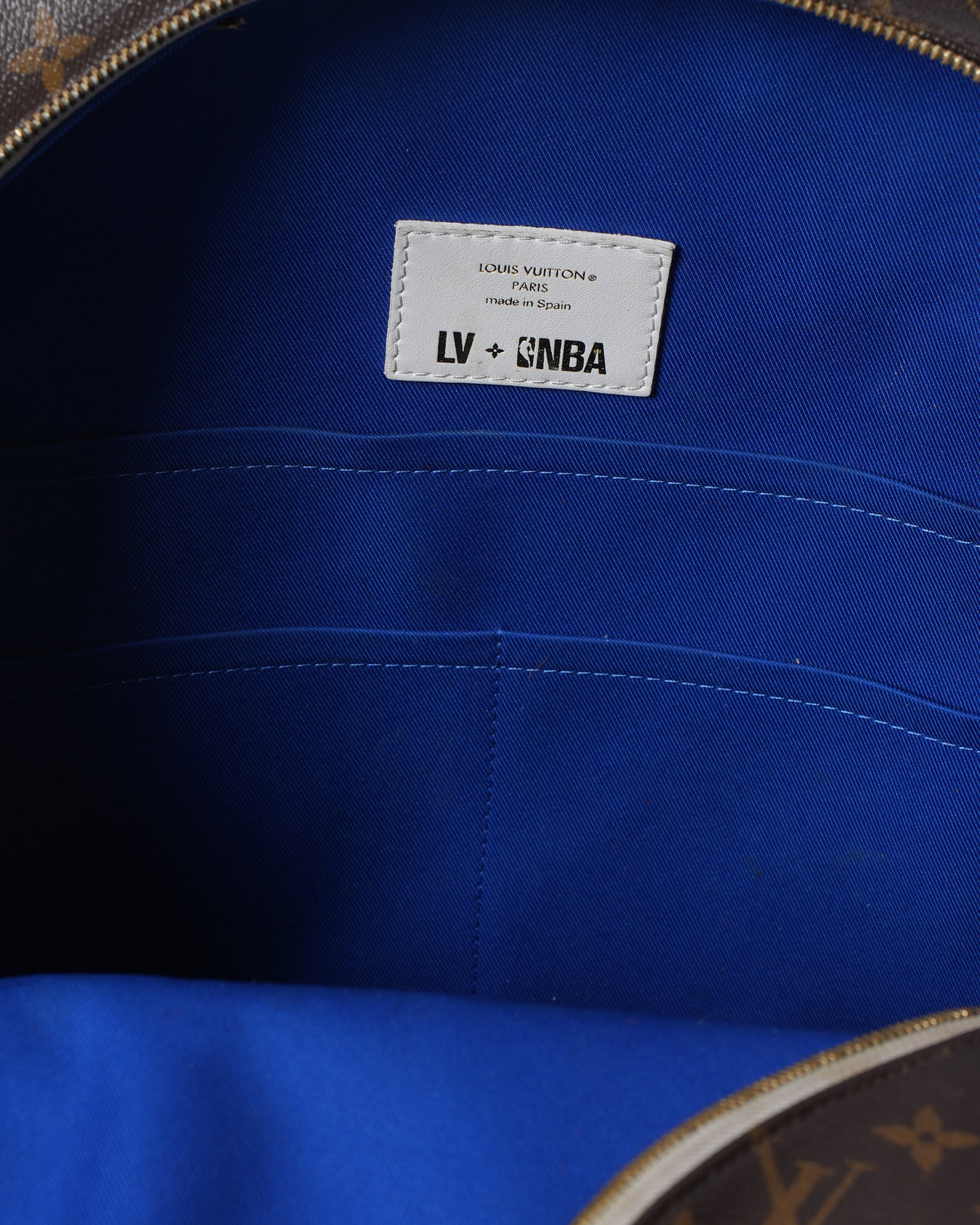 LV x NBA Ebene Monogram Coated Canvas Backpack With Golden Hardware