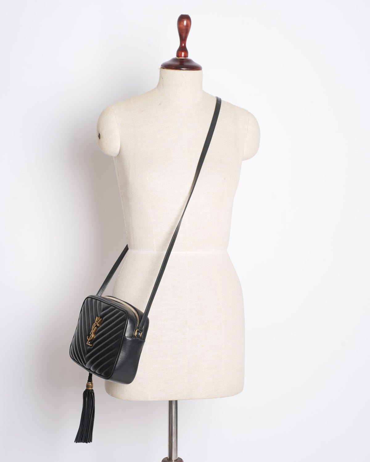 Saint Laurent Lou Camera Bag in Quilted Leather