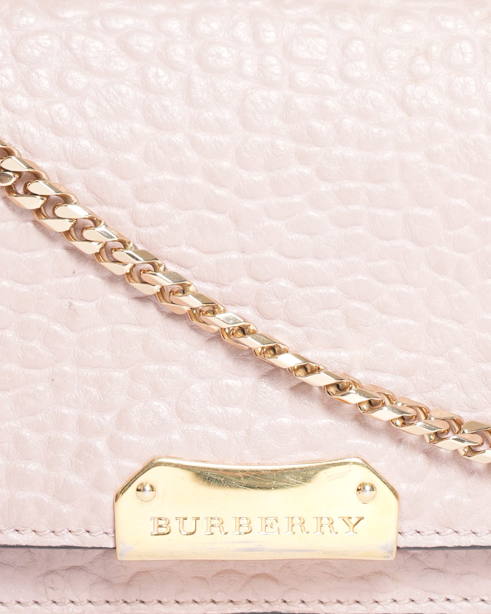 Burberry Crossbody Wallet in Pink
