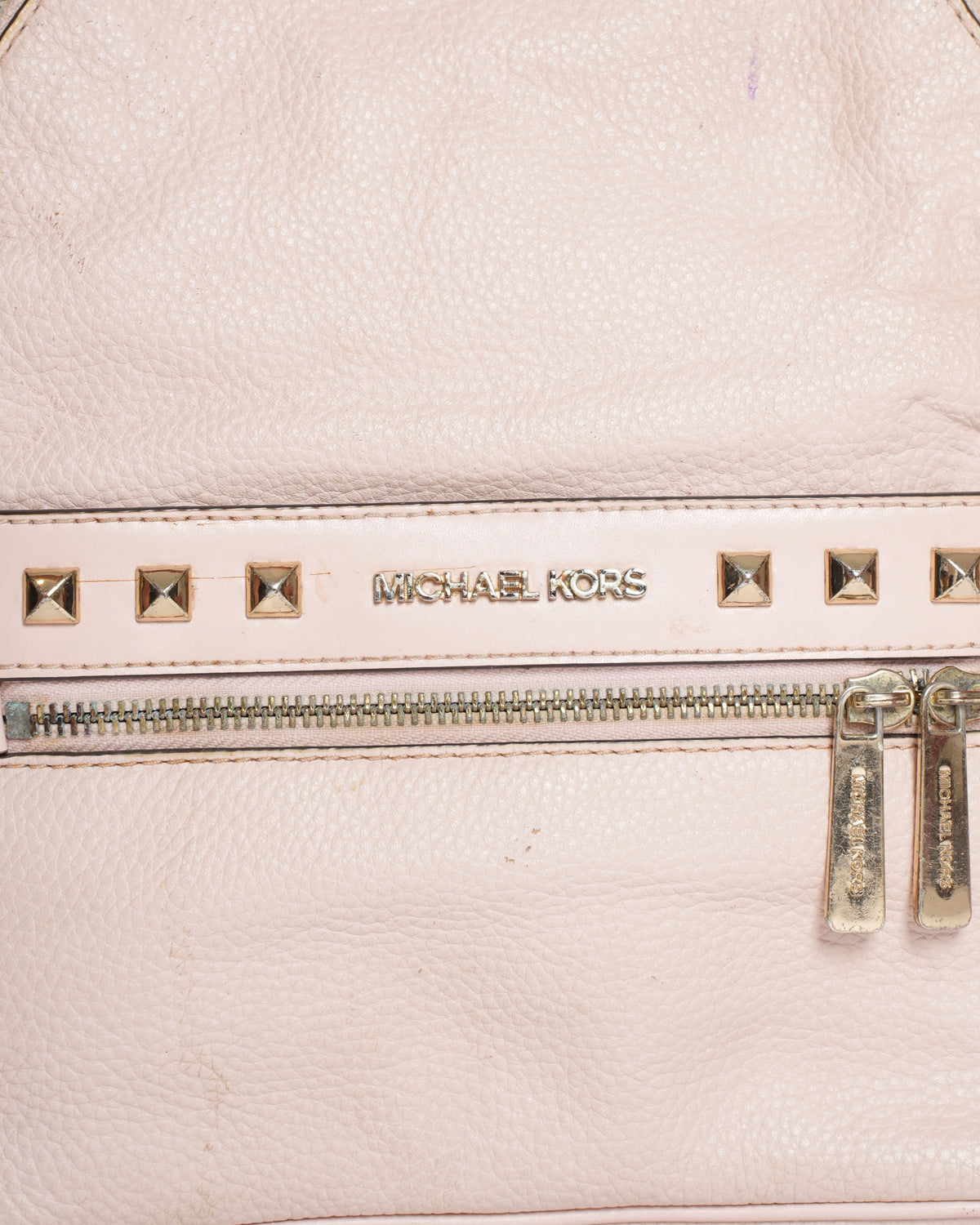 Michael Kors Kenly Backpack in Pink with Spikes