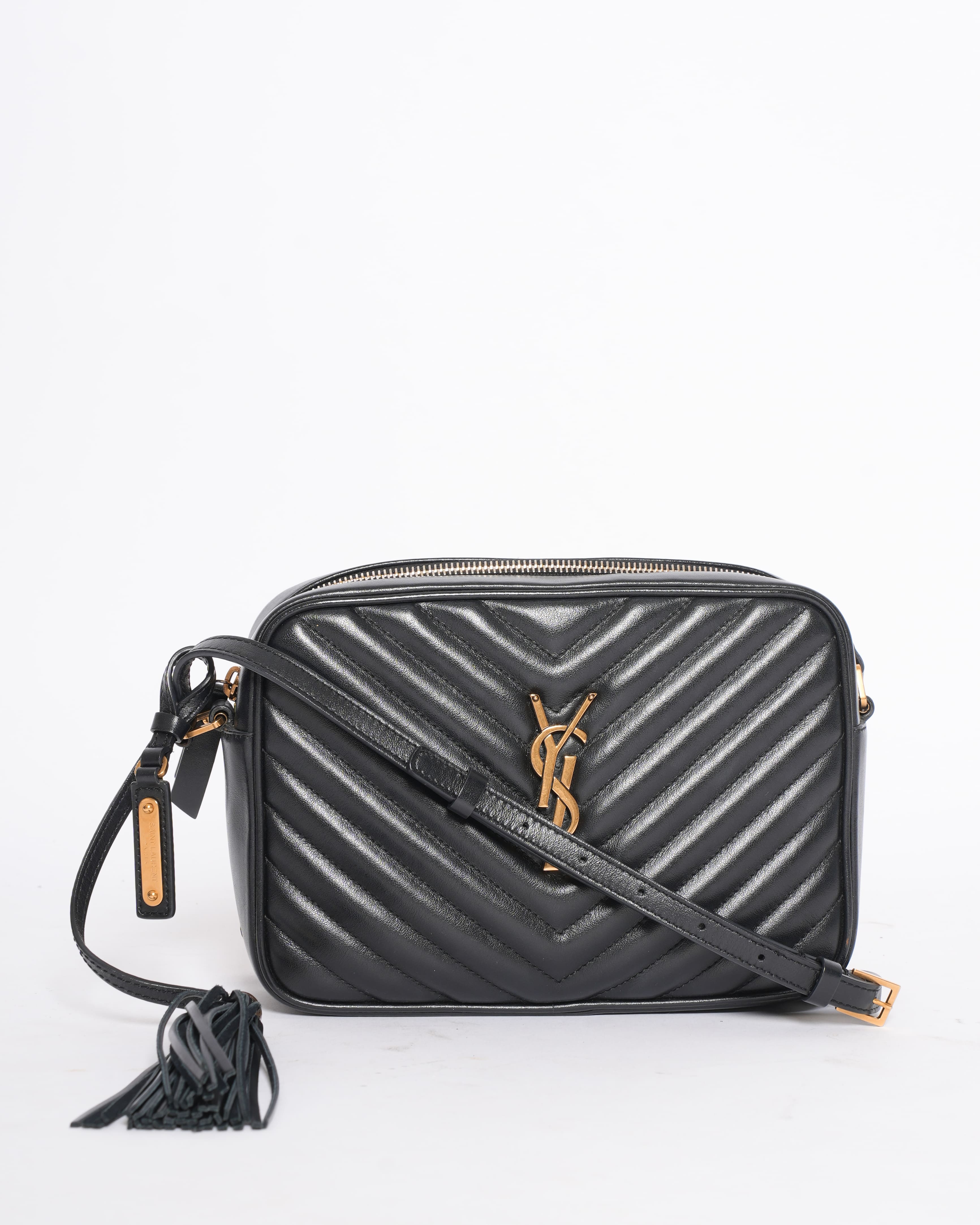 Saint Laurent Lou Camera Bag in Quilted Leather