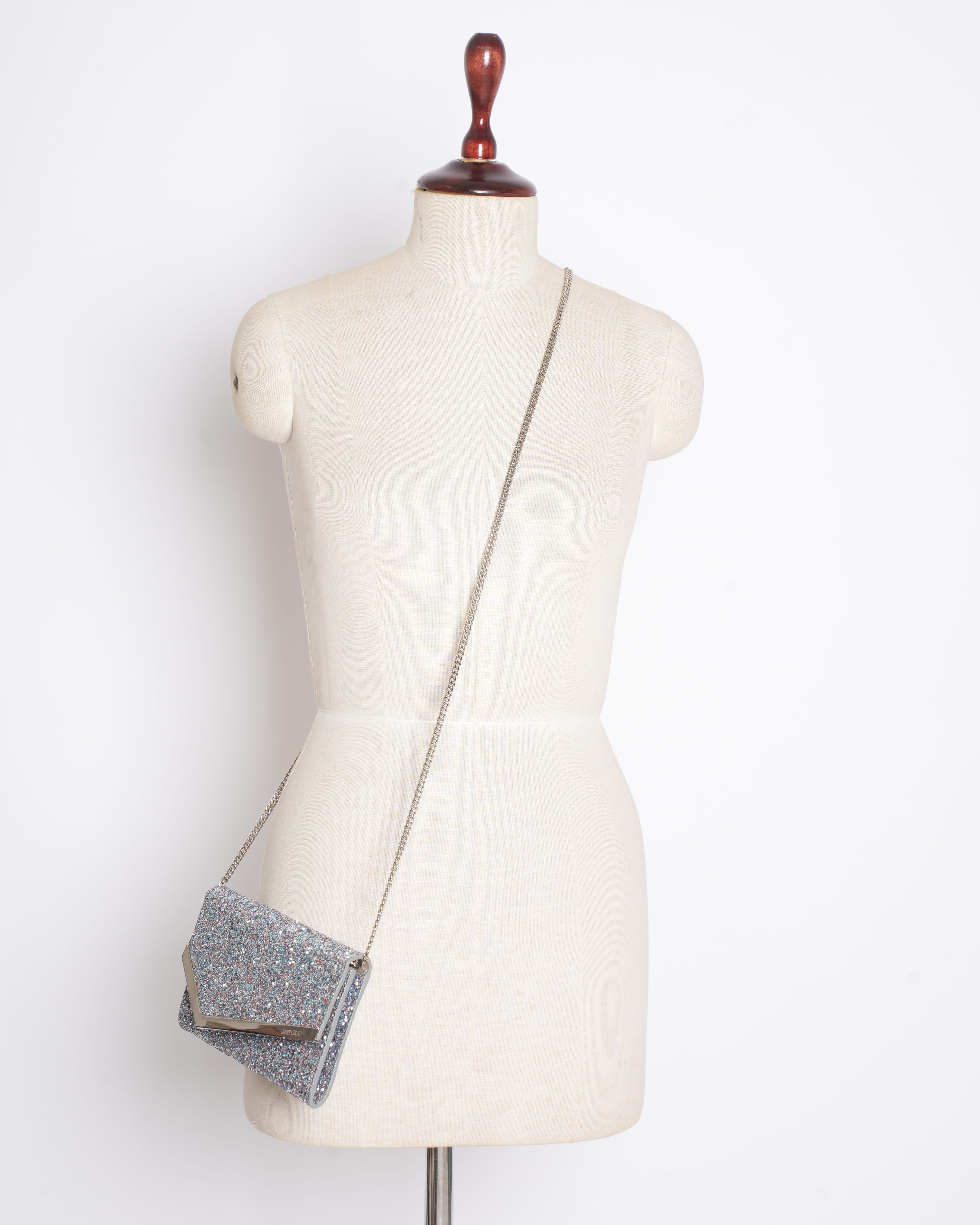 Jimmy Choo Glitter Crossbody Bag