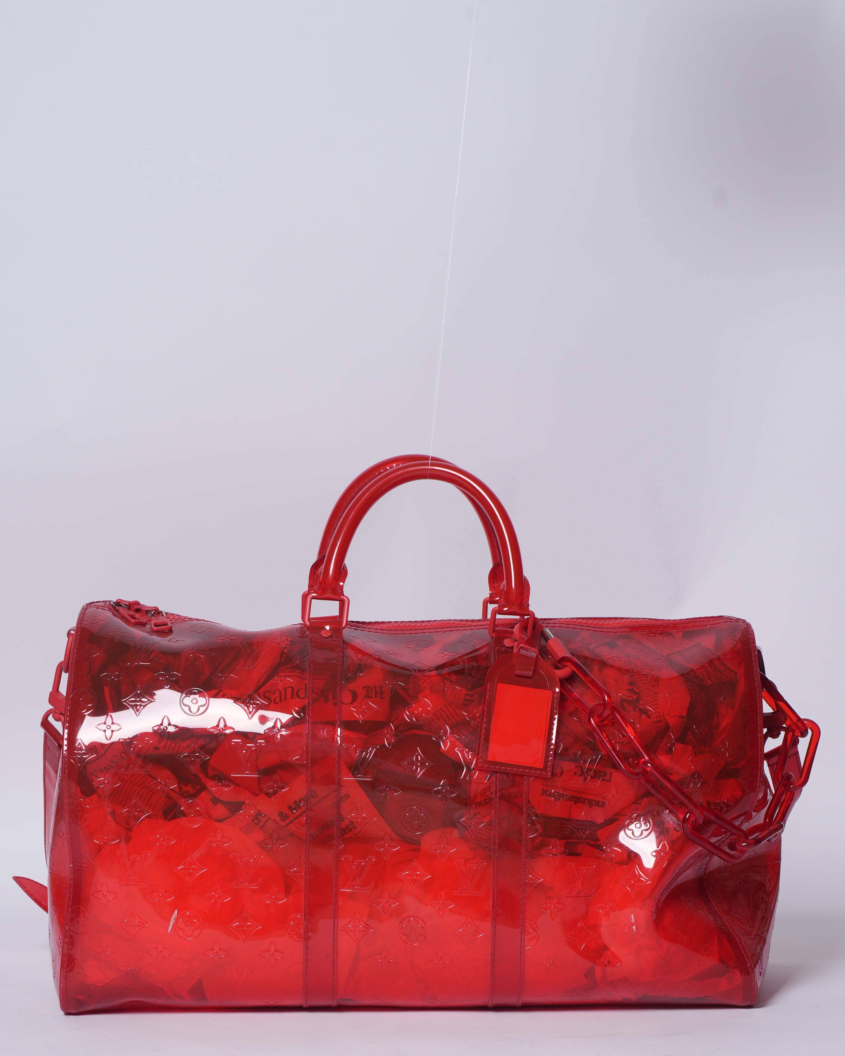 Louis vuitton RGB Keepall Bandouliere 50 Travel Bag In Red