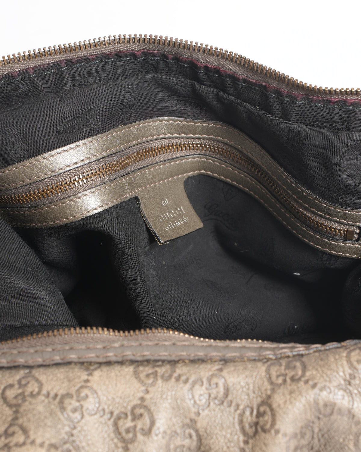 Gucci guccisima jockey leather shoulder bag