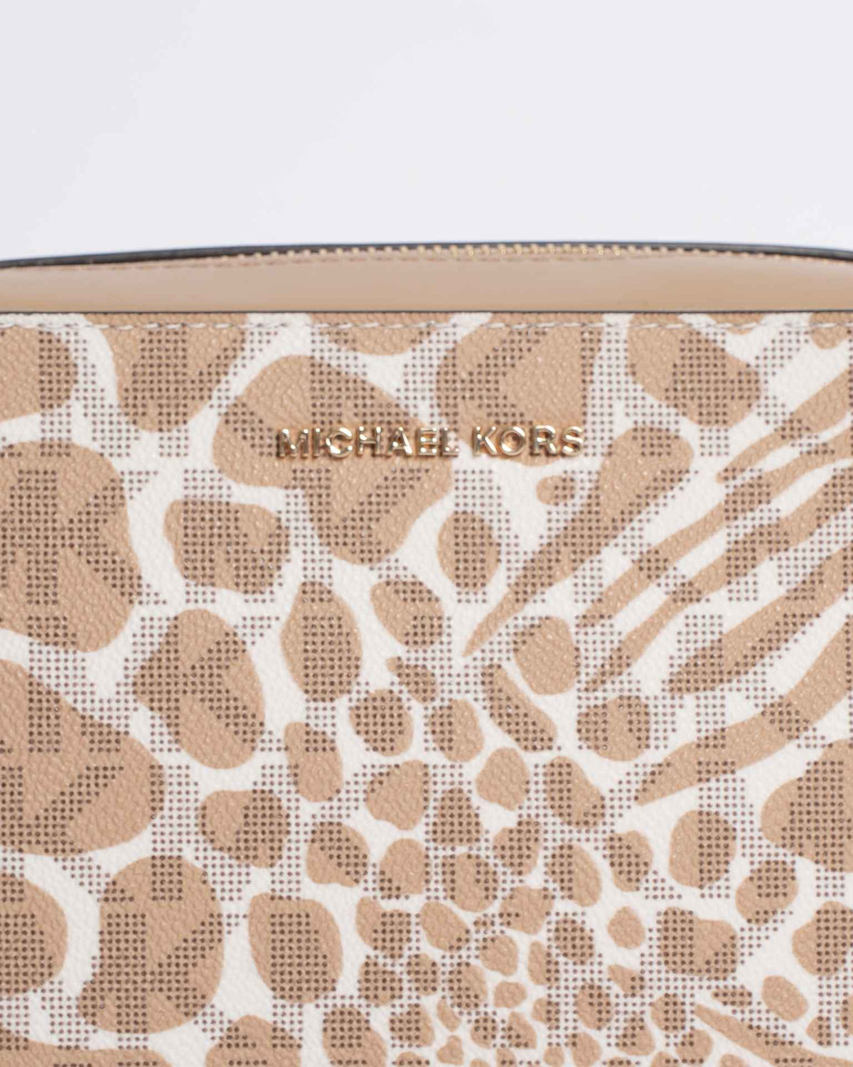 New Michael Kors crossbody bag with a mustard and white