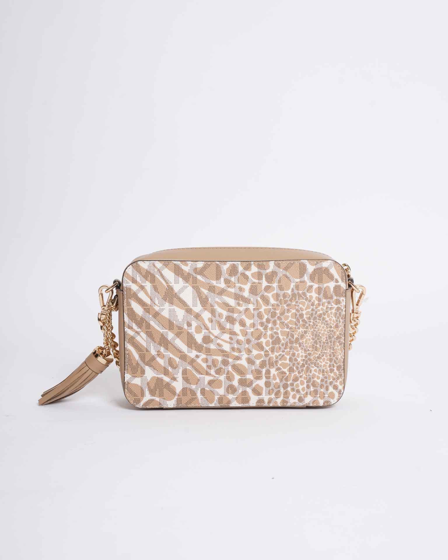 New Michael Kors crossbody bag with a mustard and white