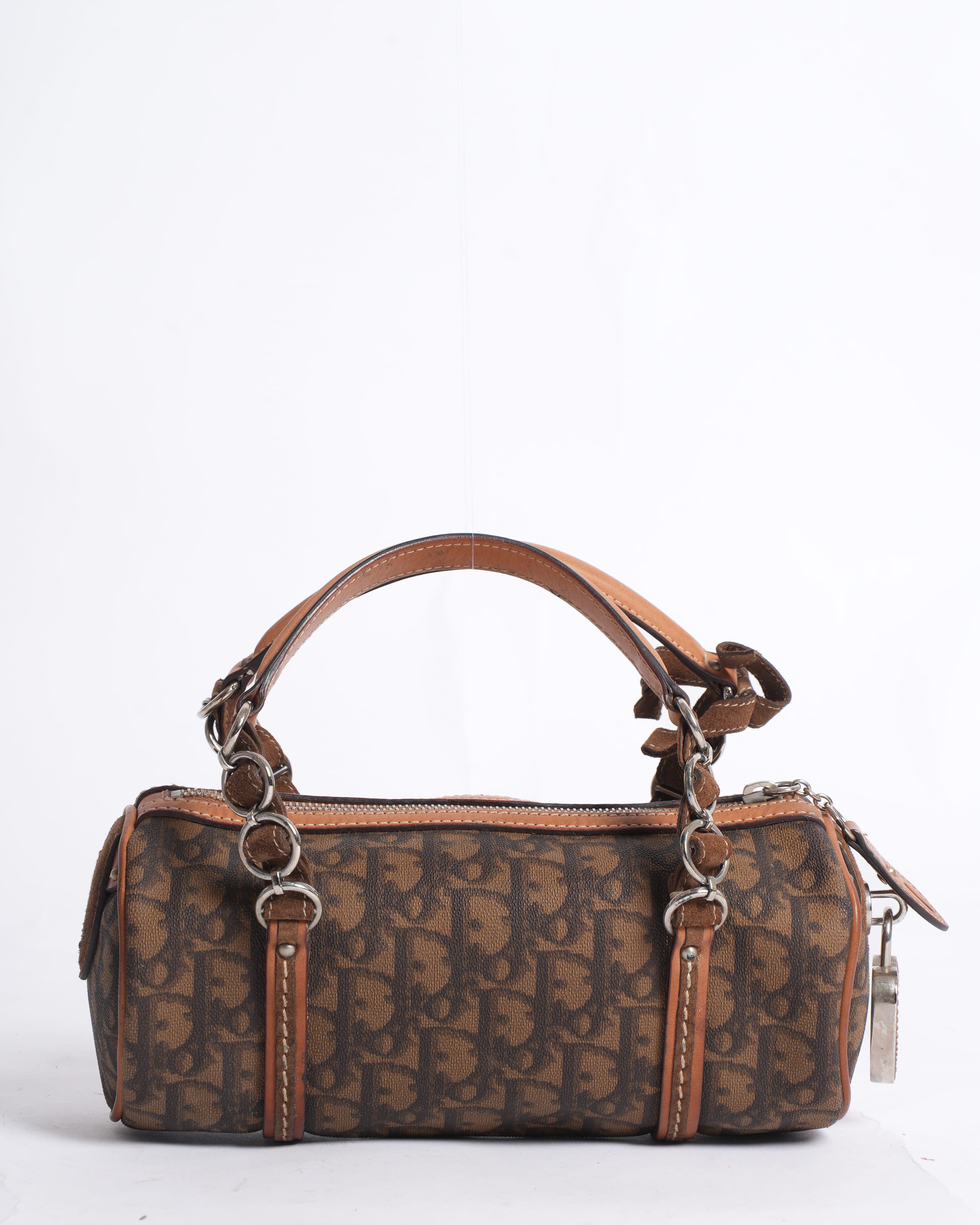 Christian Dior Mini Trotter Romantic Brown Bag