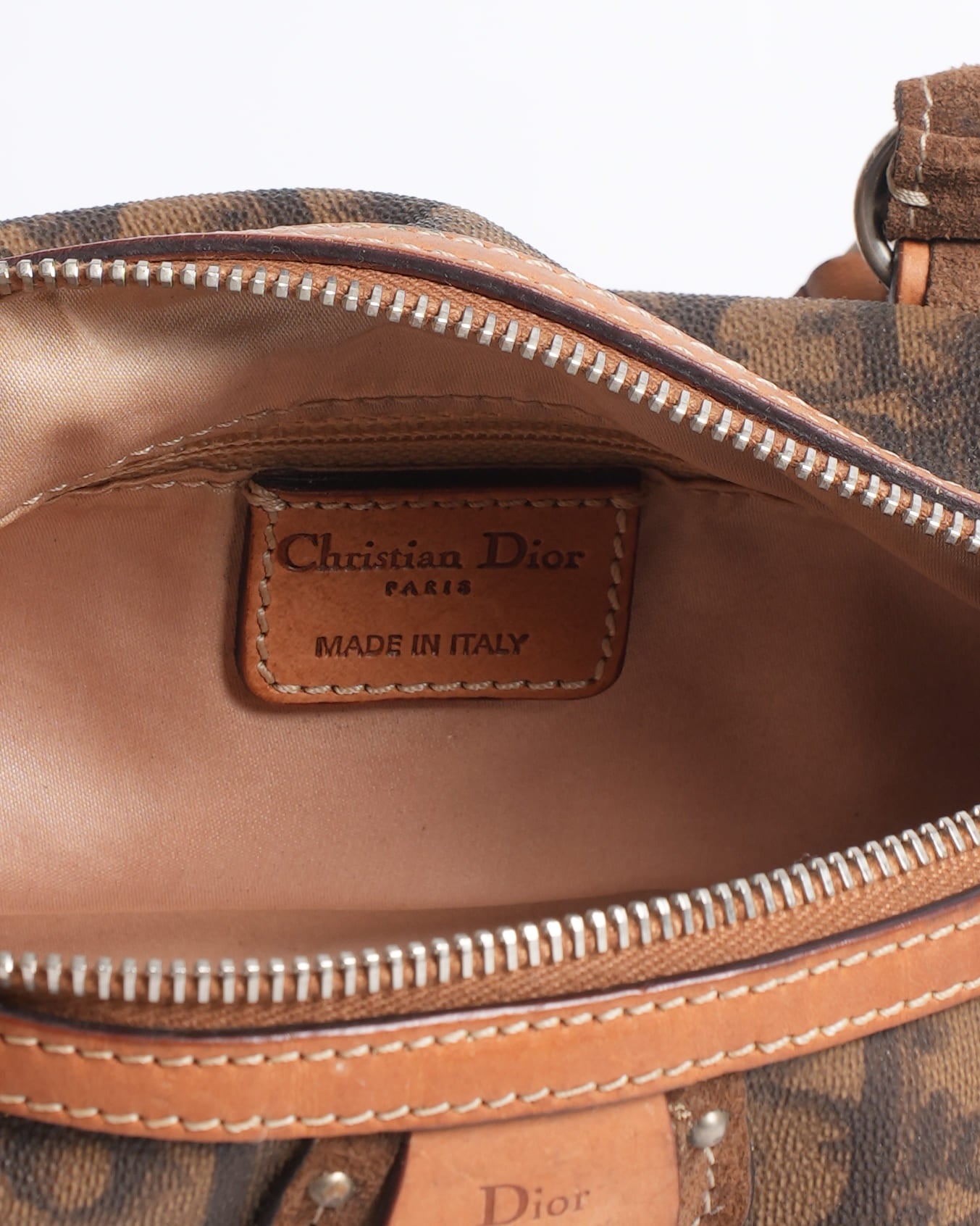 Christian Dior Mini Trotter Romantic Brown Bag