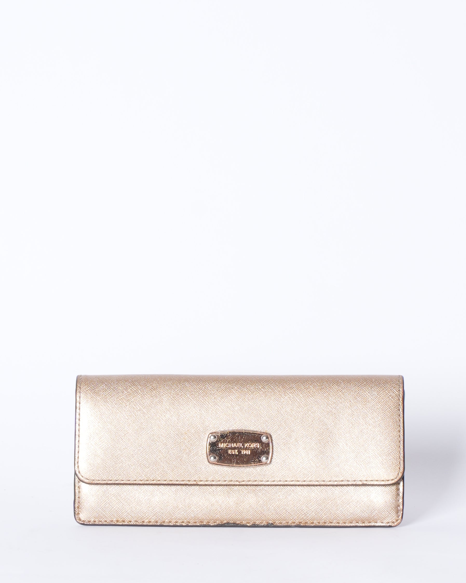 Michael Kors gold wallet