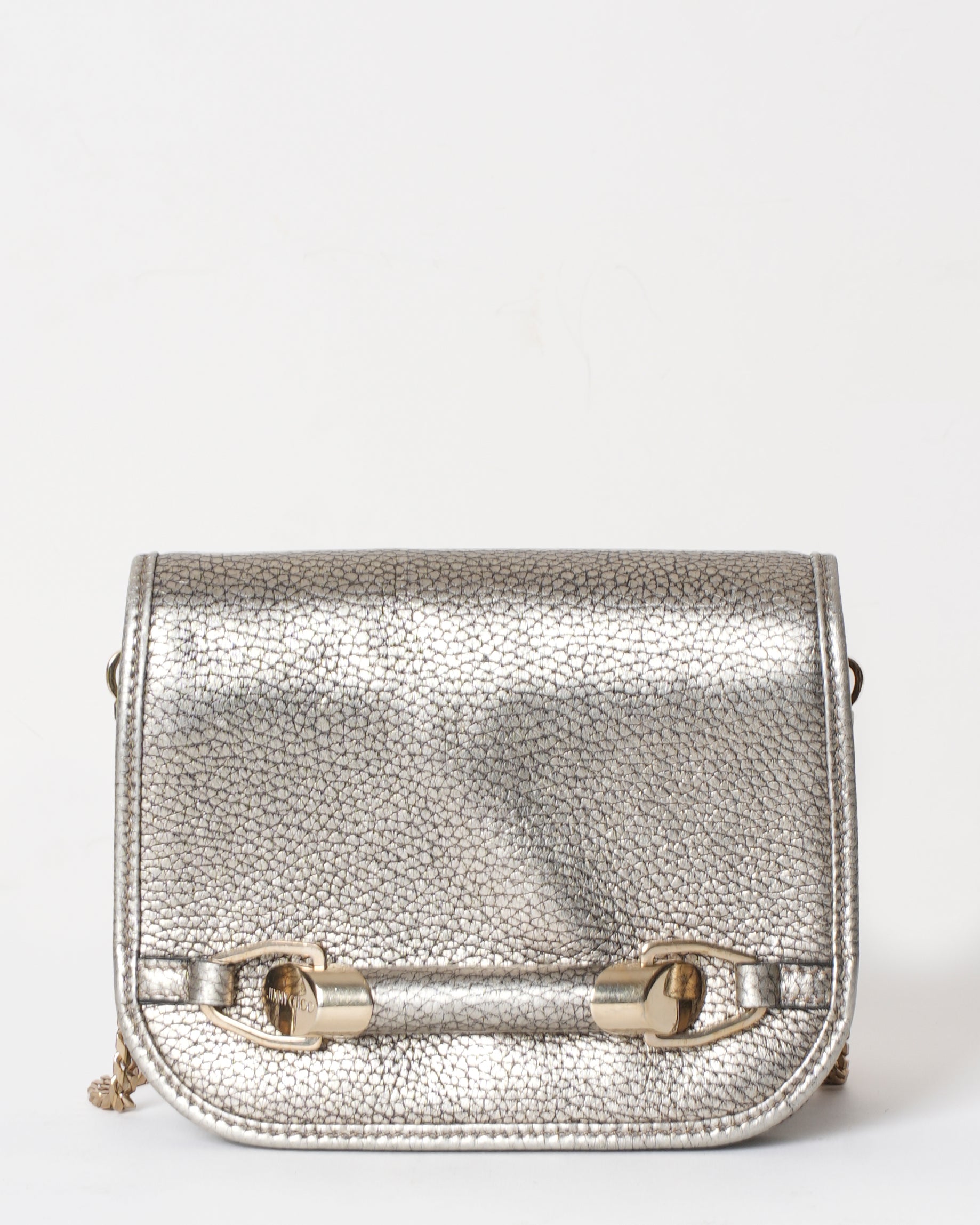 Jimmy Choo Silver Crossbody Bag